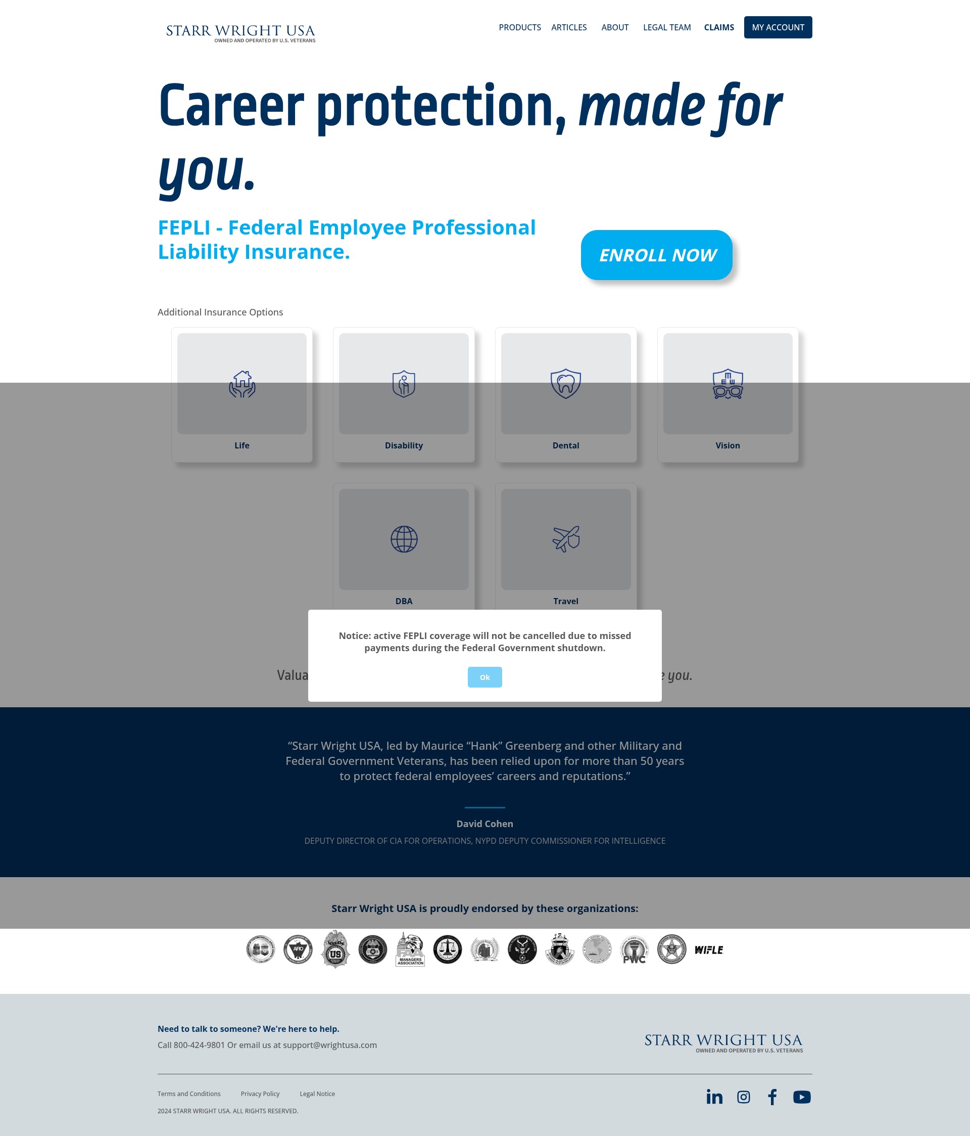 Screenshot of wrightusa.com