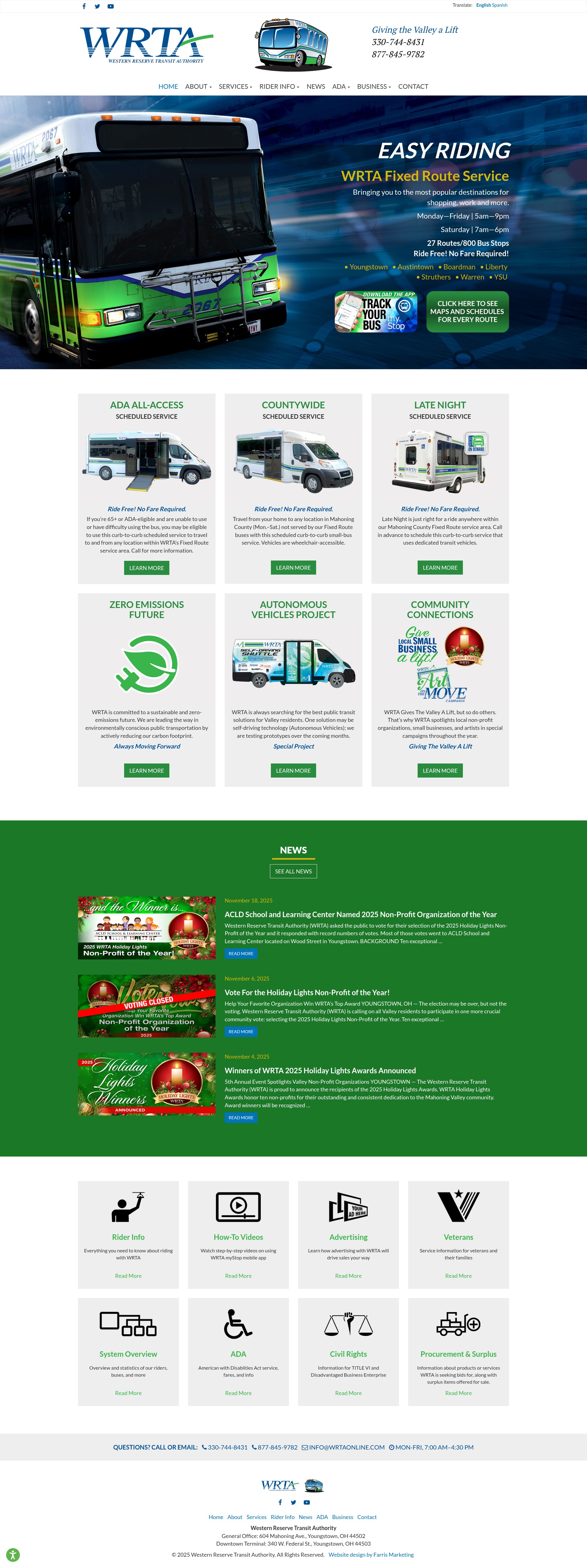 Screenshot of wrtaonline.com
