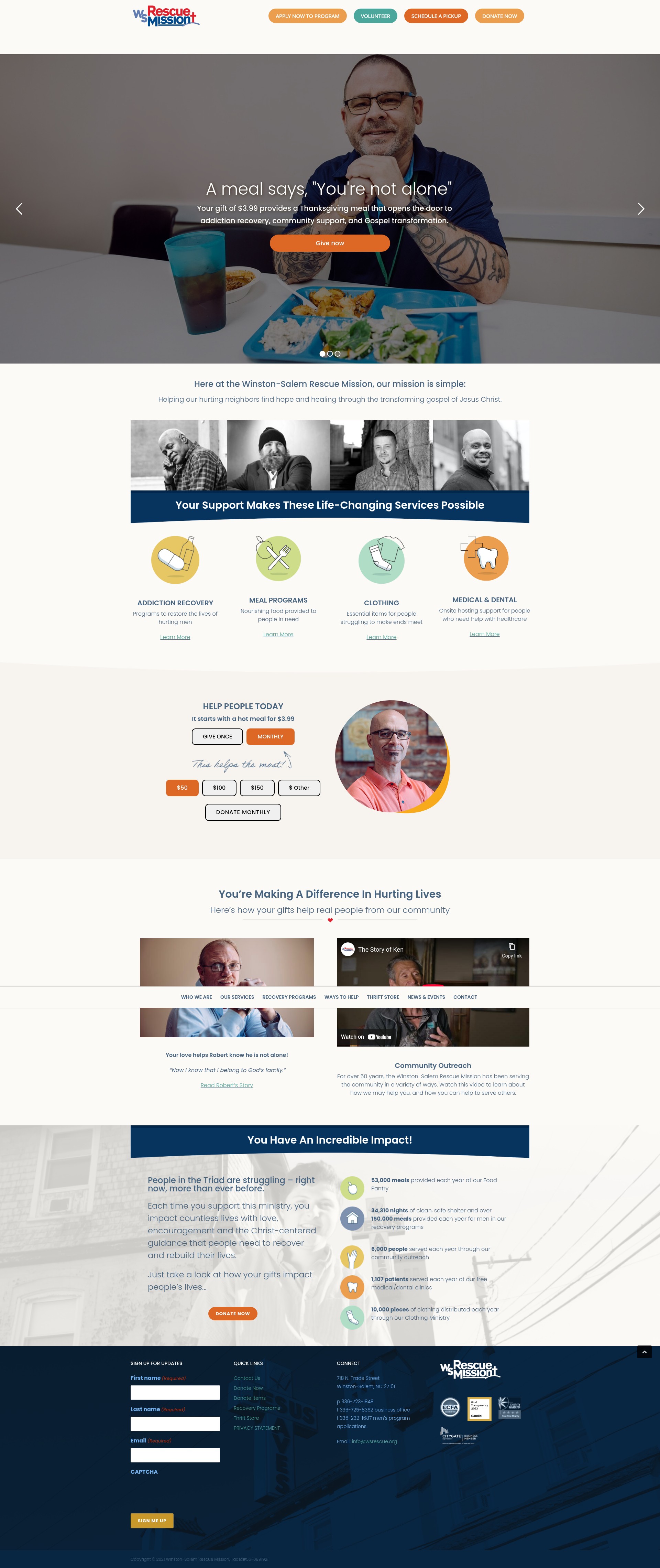 Screenshot of wsrescue.org