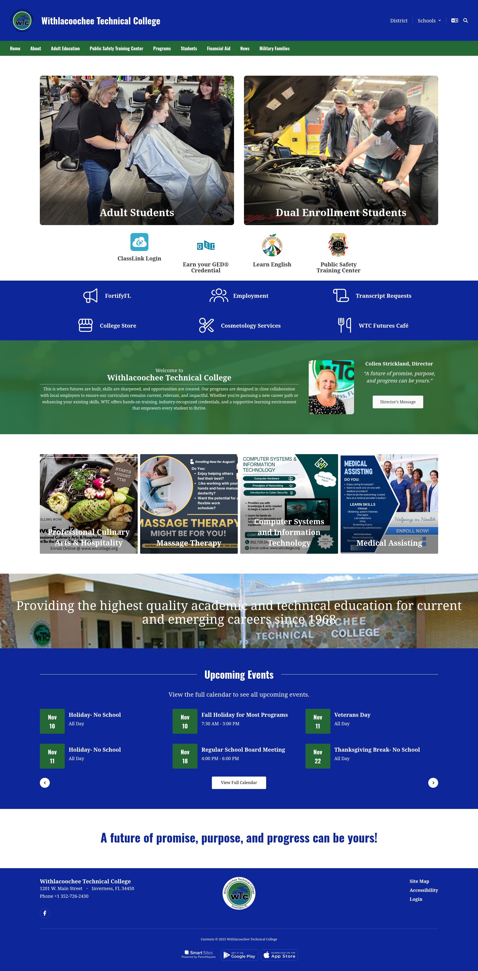 Screenshot of wtc.citrusschools.org