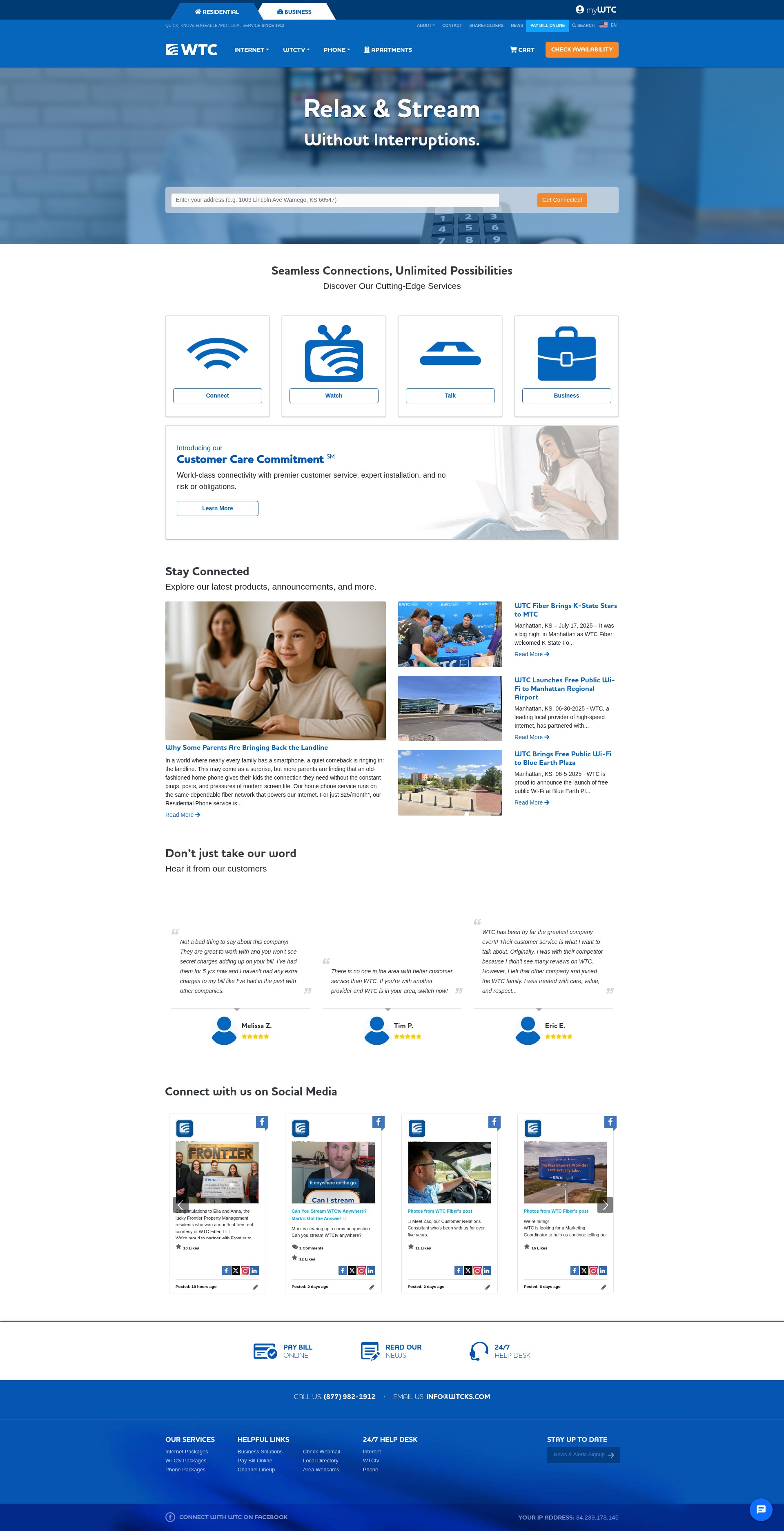 Screenshot of wtcks.com