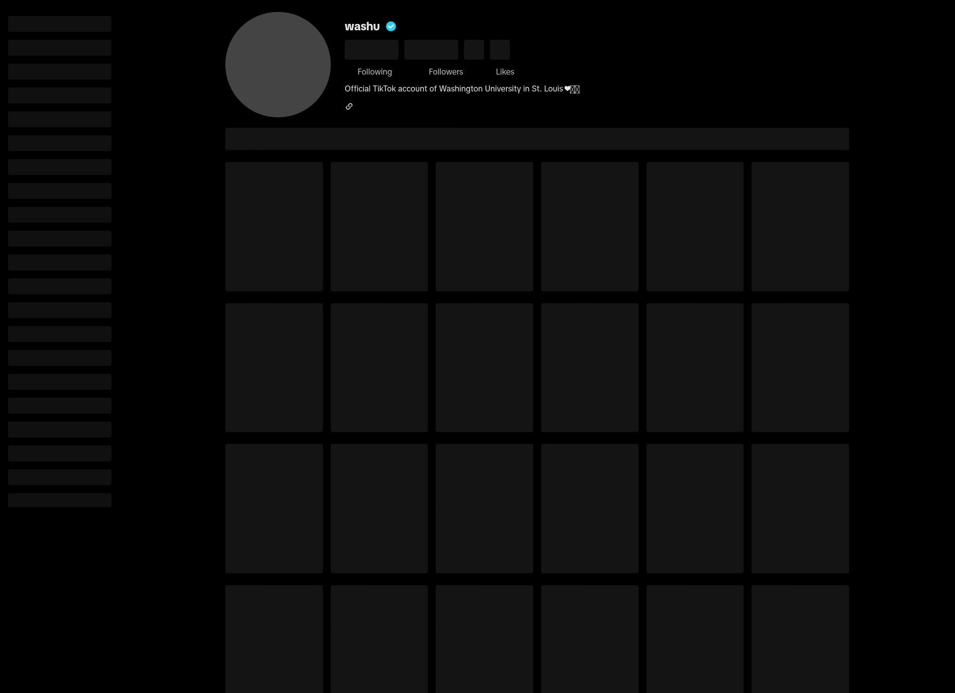 Screenshot of wustl.edu