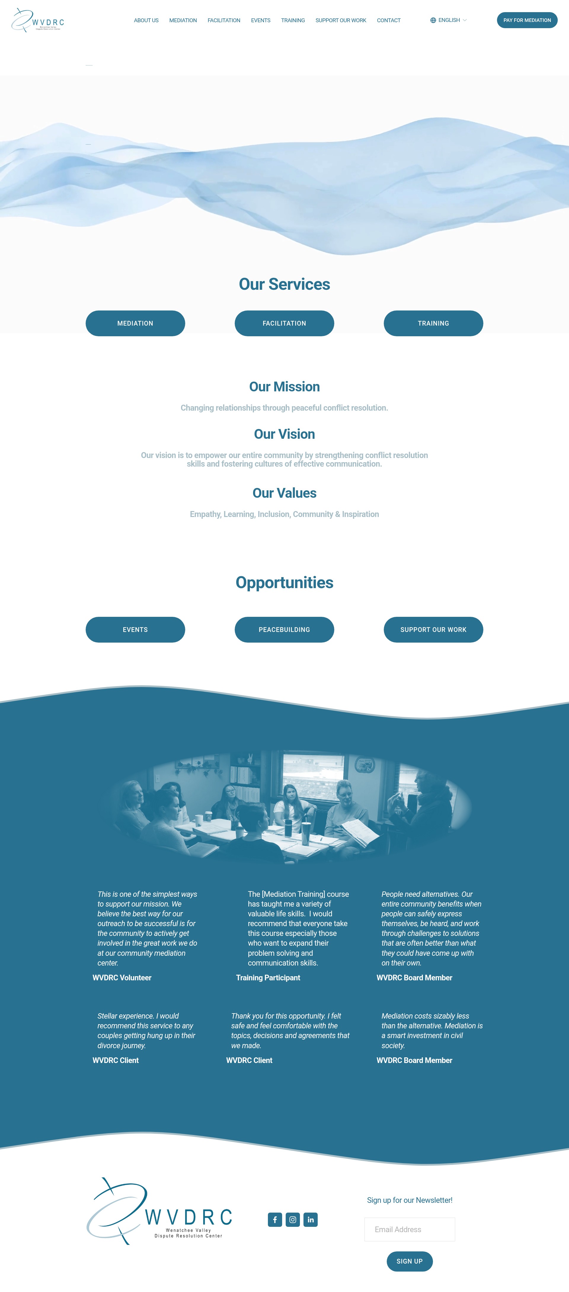 Screenshot of wvdrc.org
