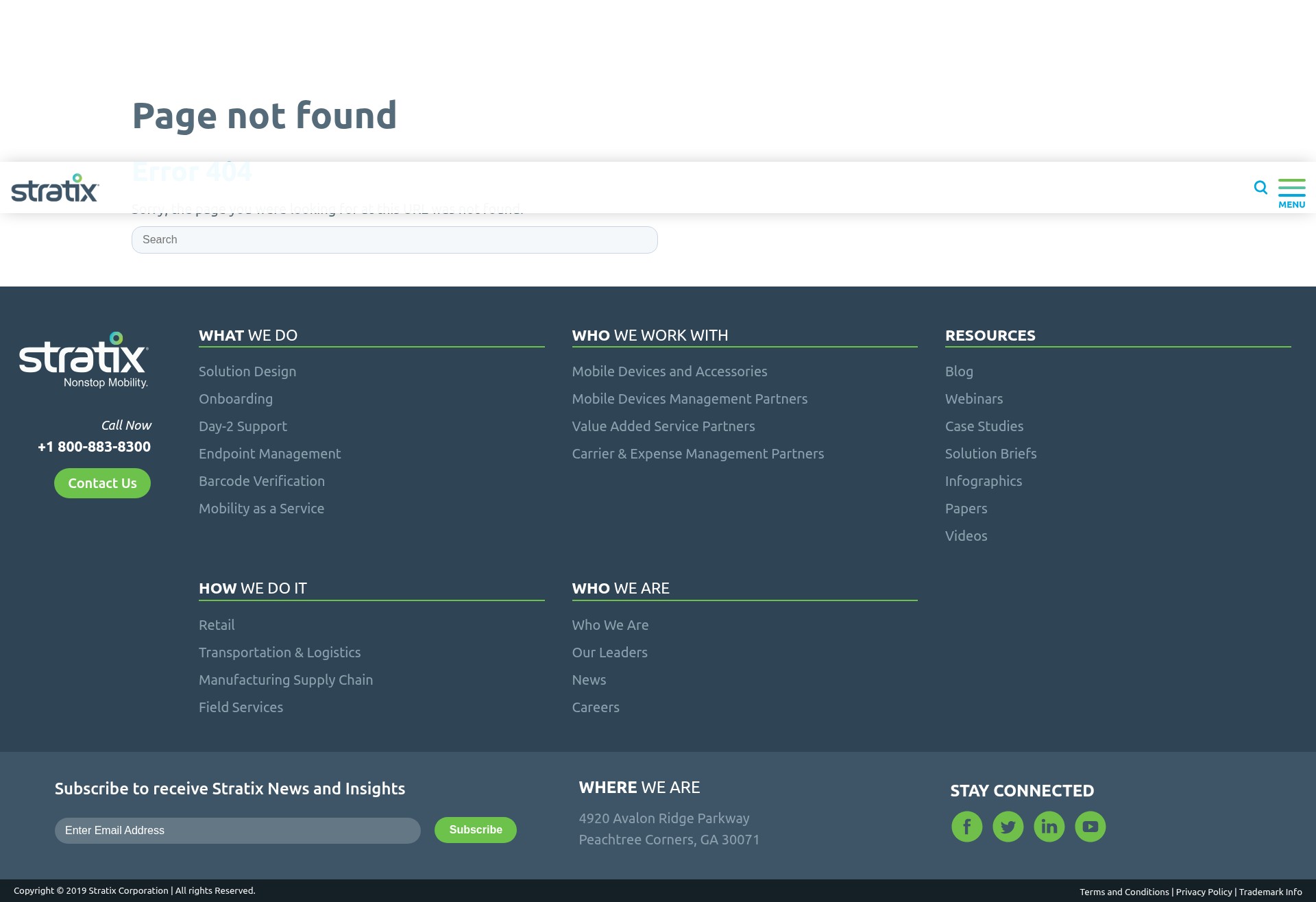 Screenshot of ww3.stratixcorp.com