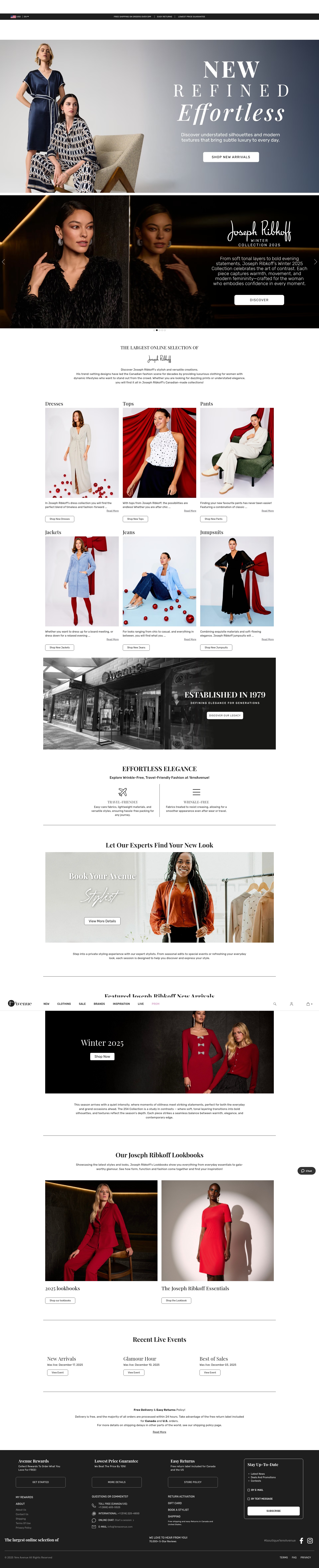 Screenshot of www.1ereavenue.com