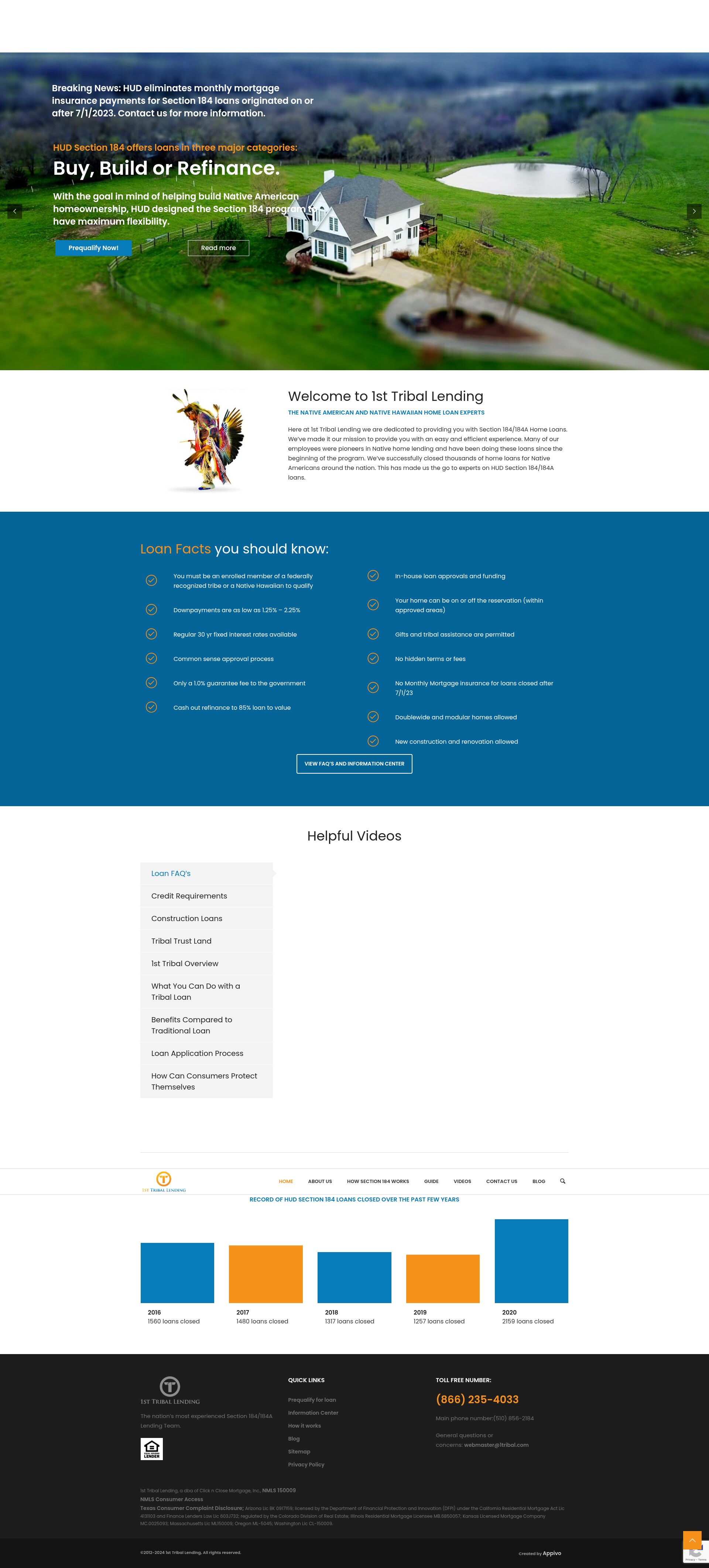 Screenshot of www.1tribal.com