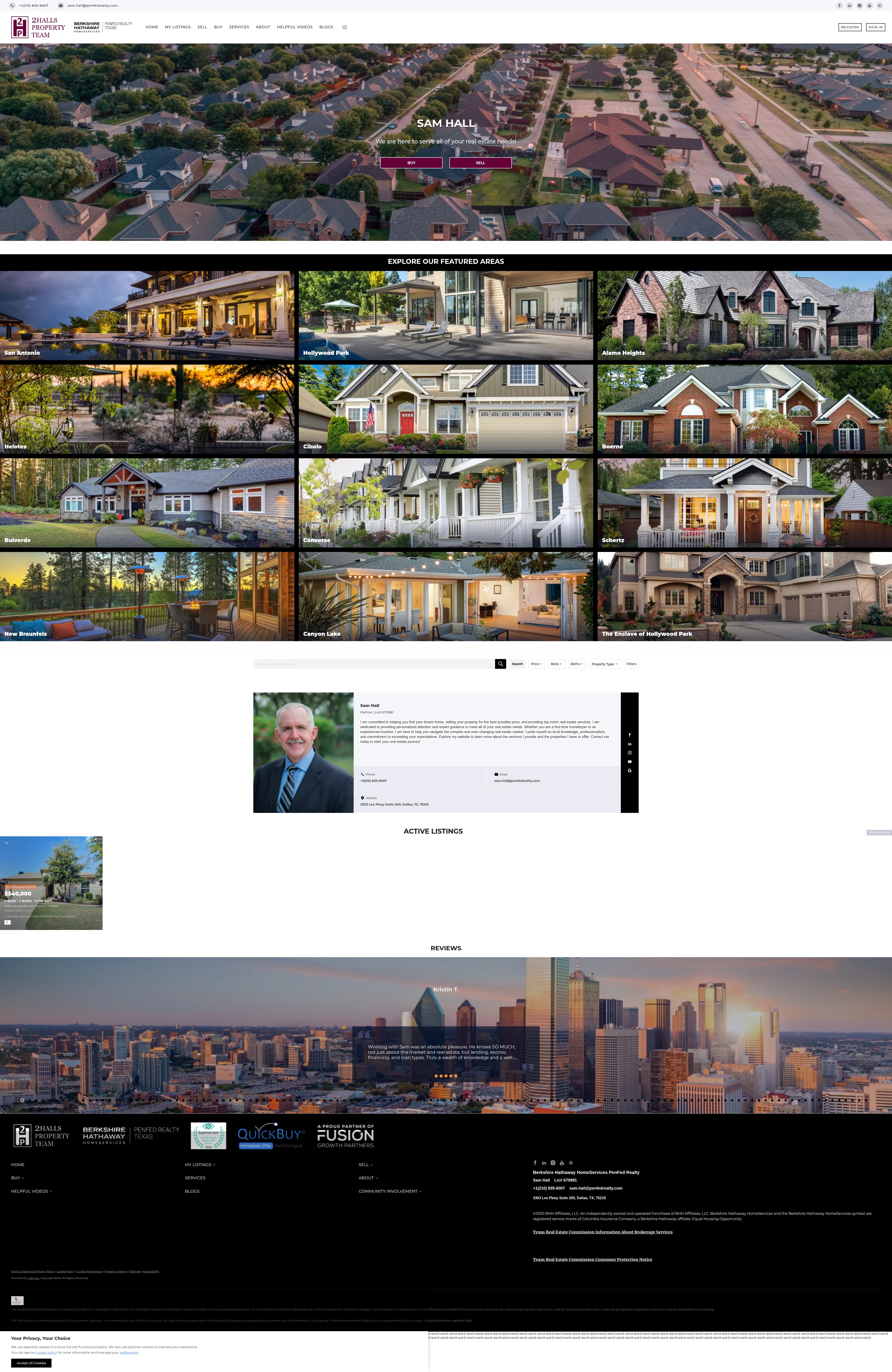 Screenshot of www.2hallsproperty.com