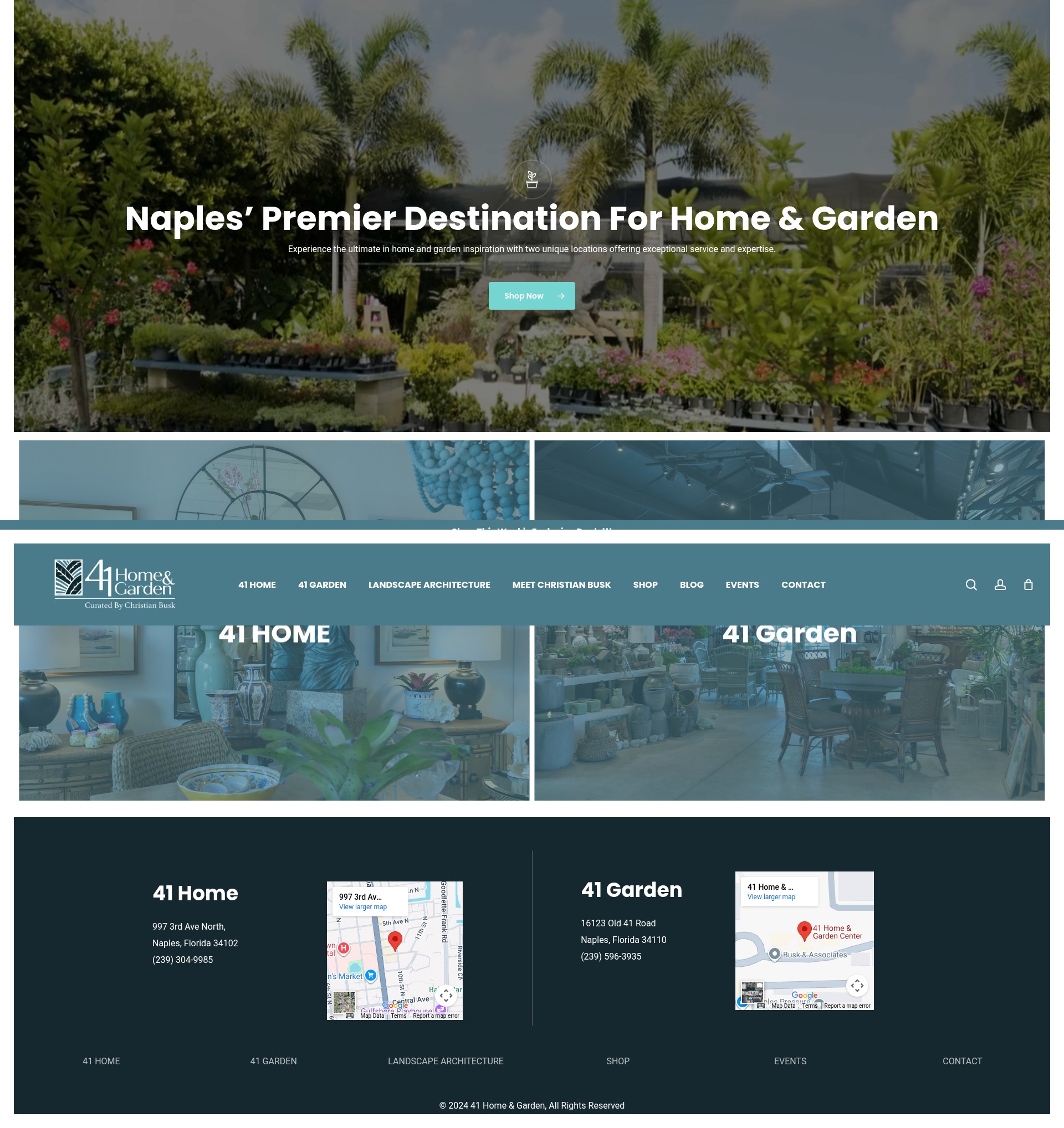 Screenshot of www.41homeandgarden.com