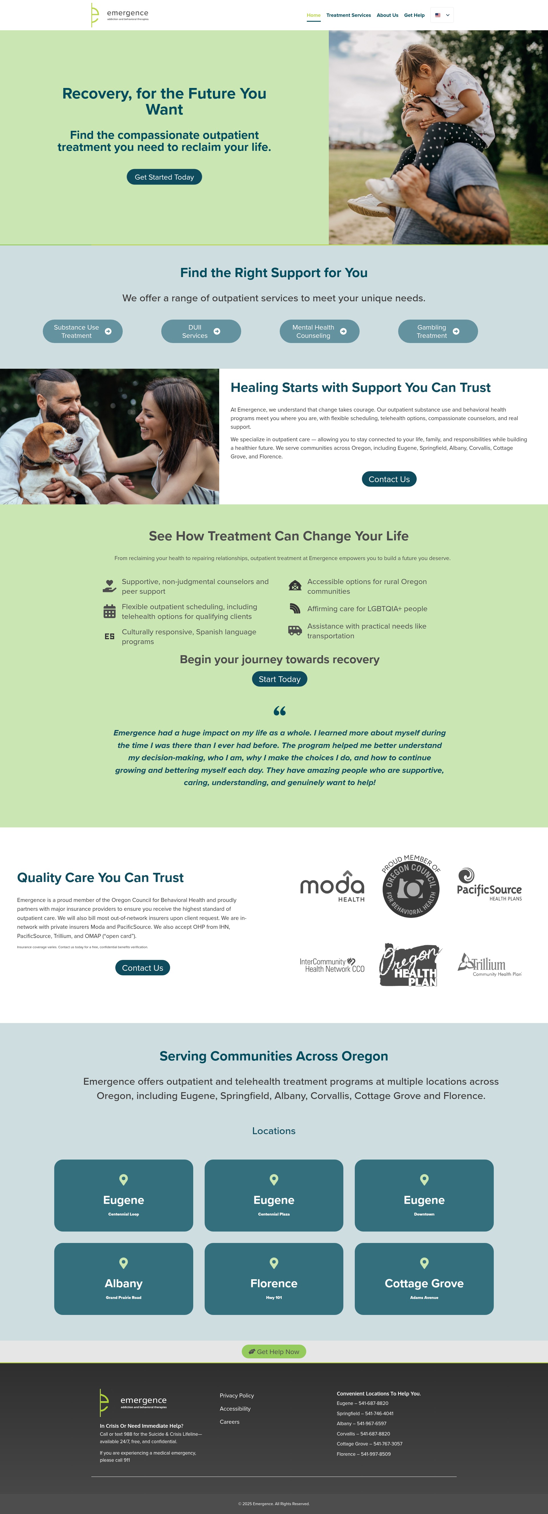 Screenshot of www.4emergence.com