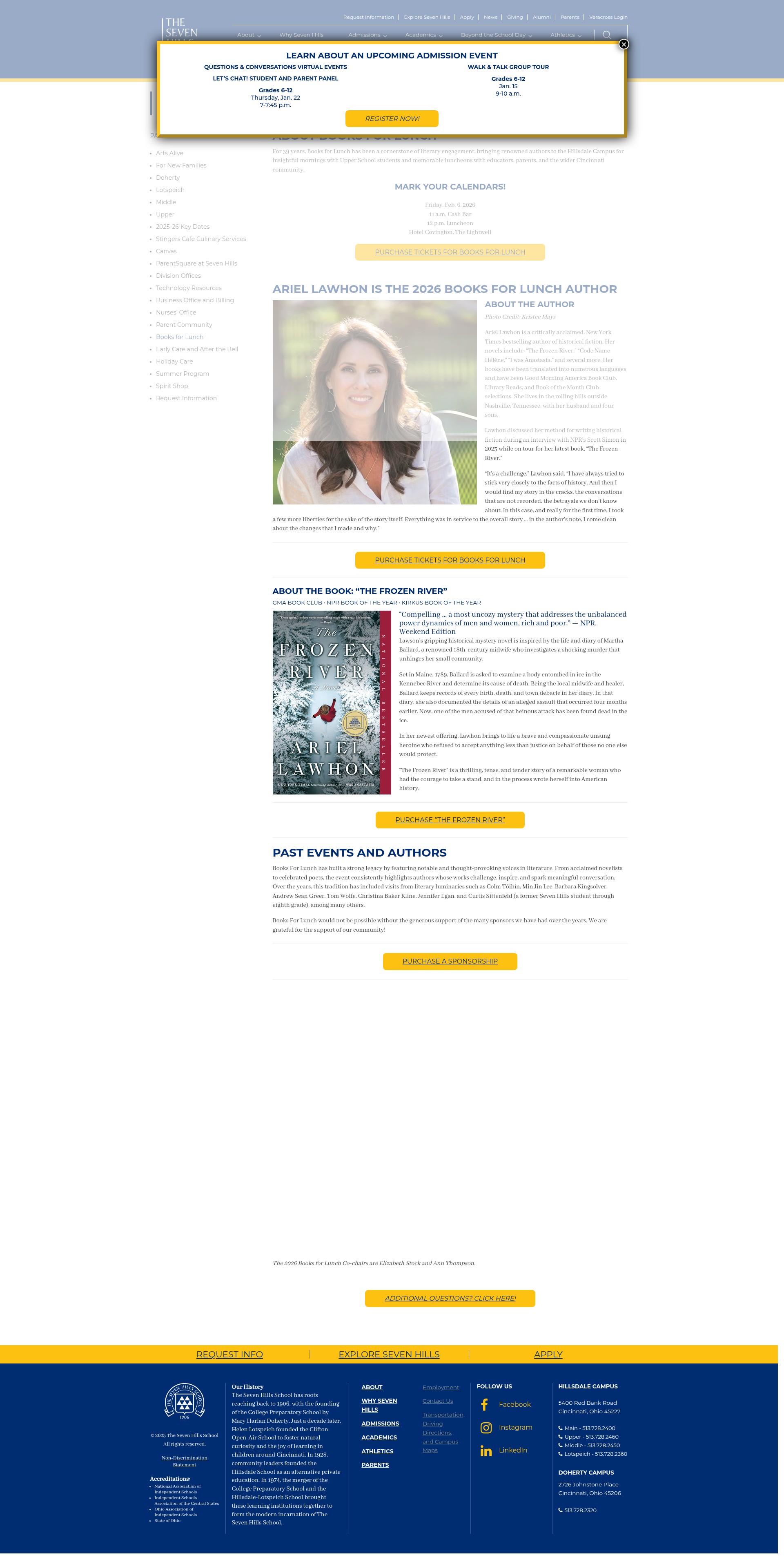 Screenshot of www.7hills.org