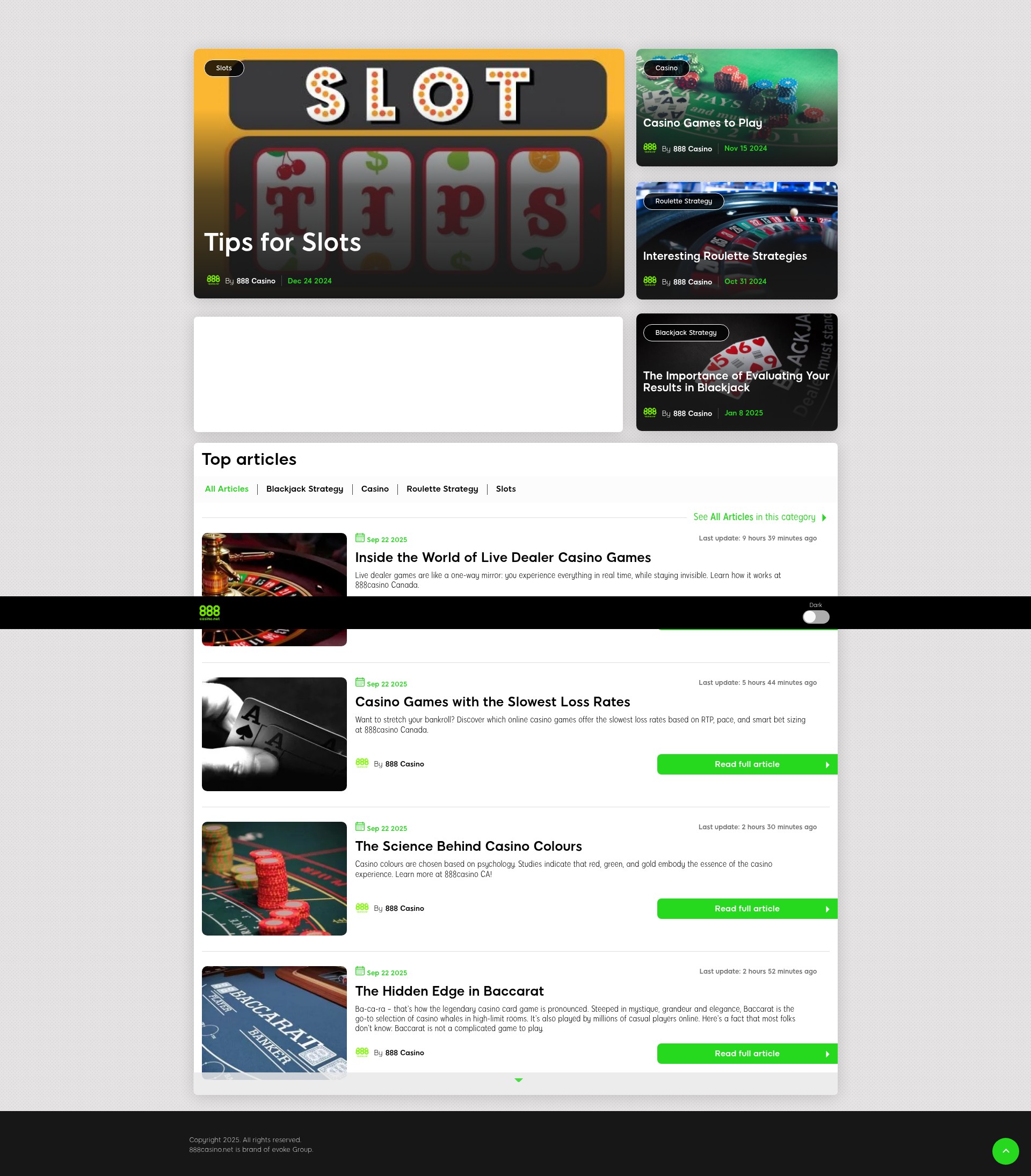 Screenshot of www.888casino.net