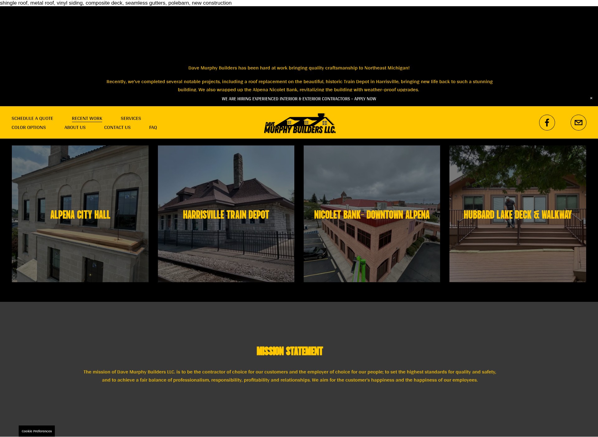 Screenshot of www.989builders.com