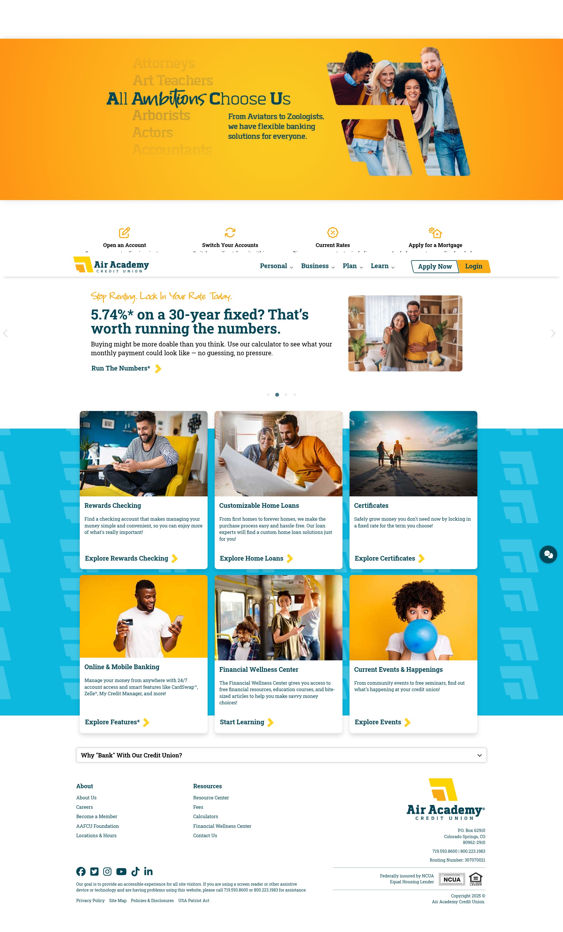 Screenshot of www.aacu.com