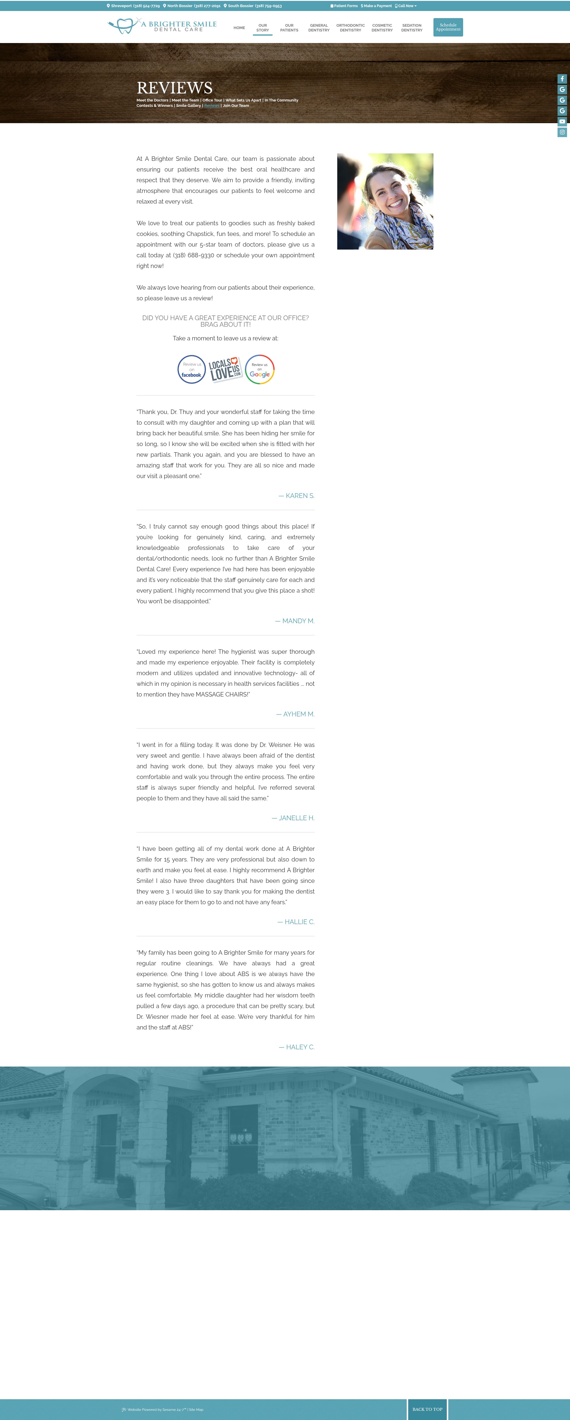 Screenshot of www.abrightersmiledentalcare.com