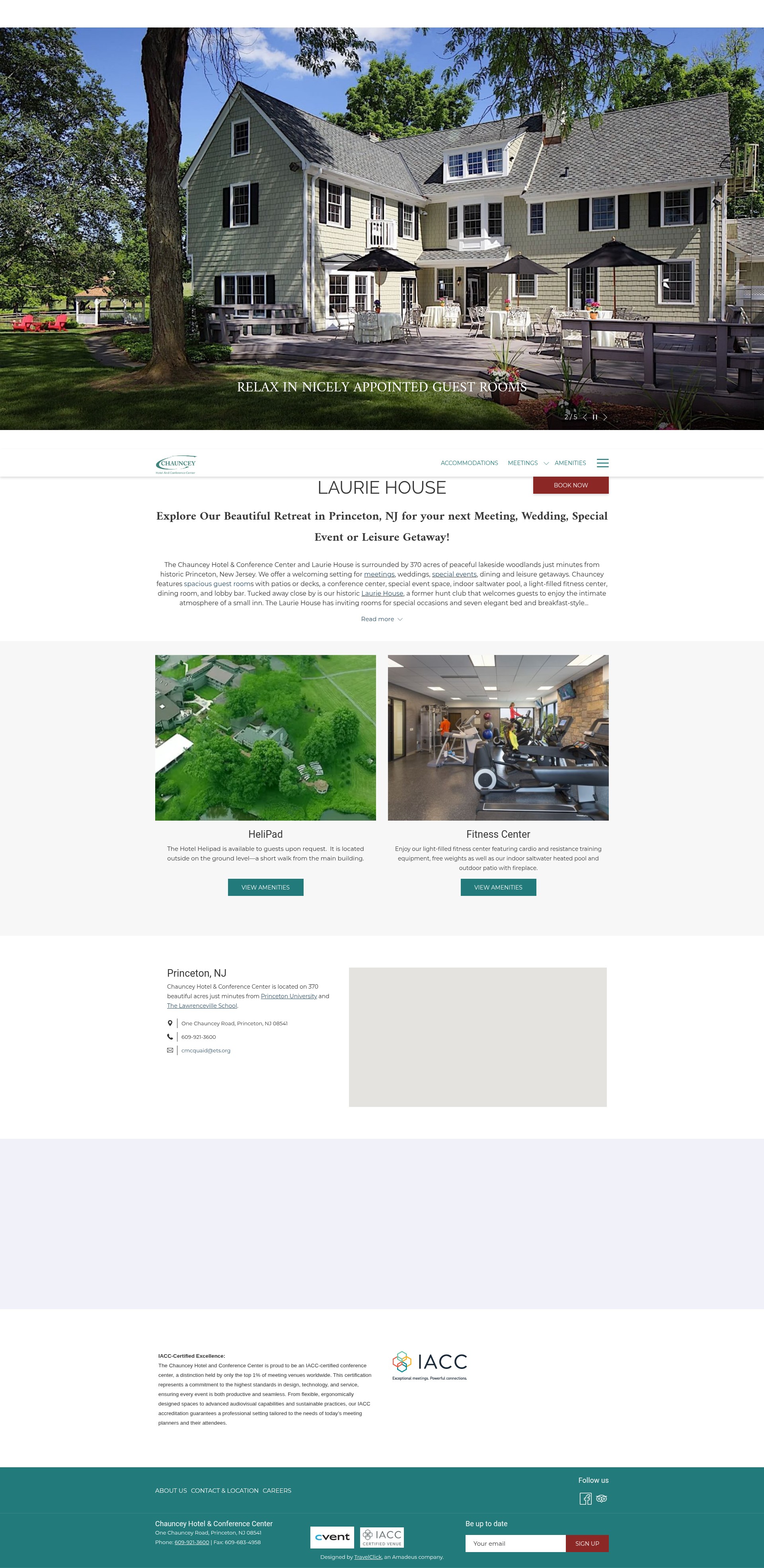 Screenshot of www.acc-chaunceyconferencecenter.com