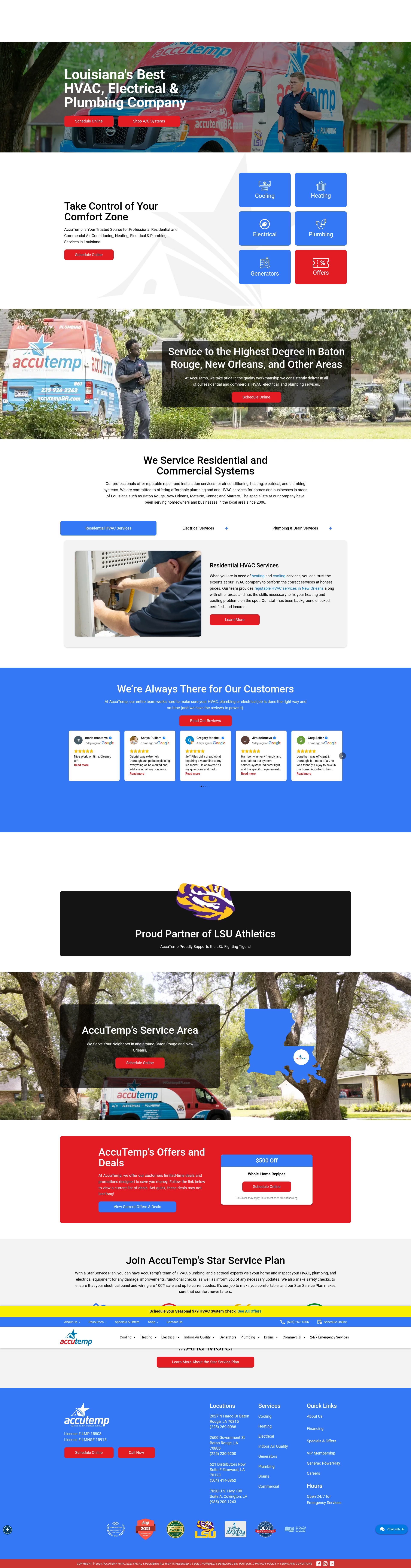 Screenshot of www.accutempbr.com