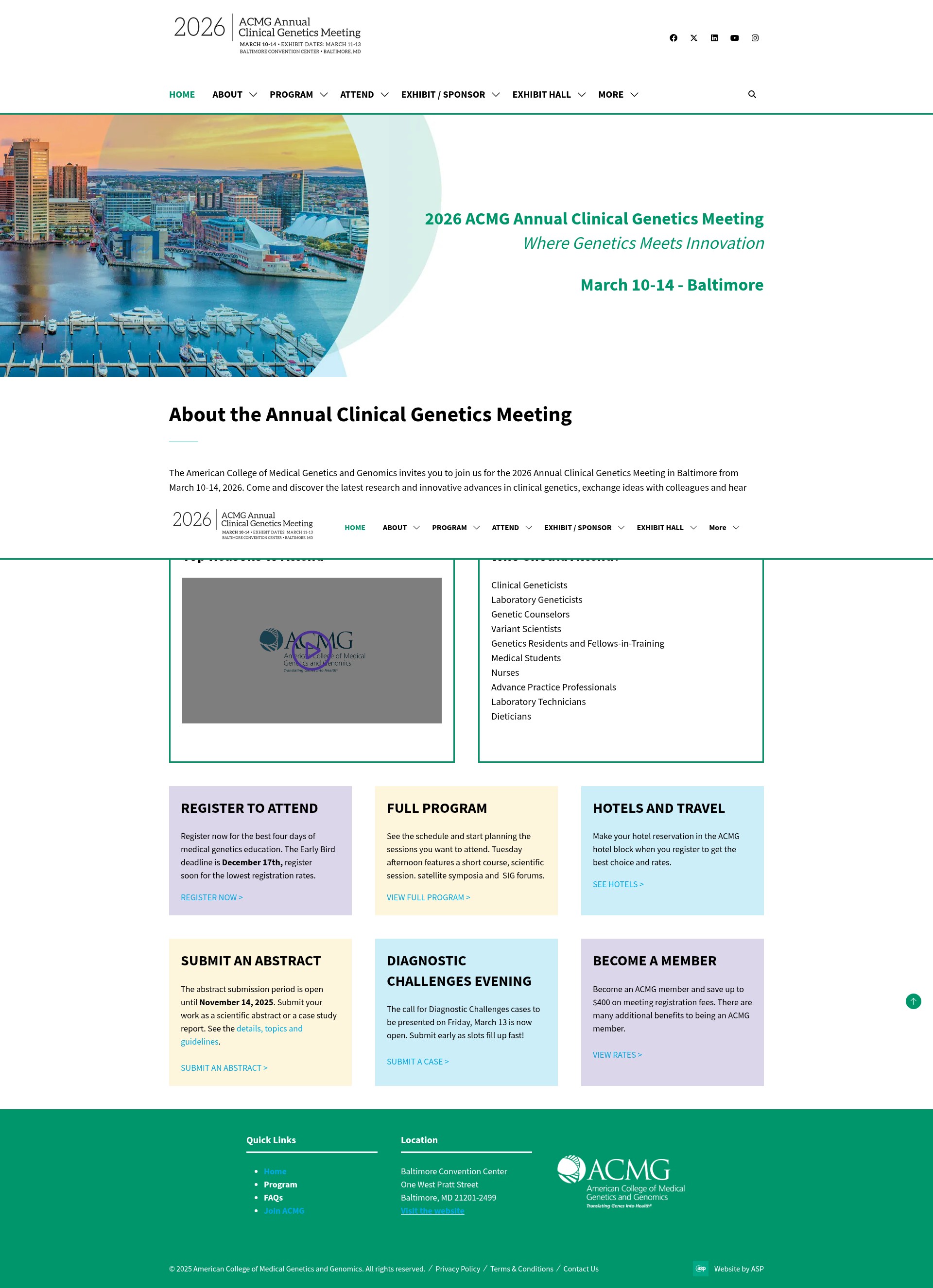 Screenshot of www.acmgmeeting.net