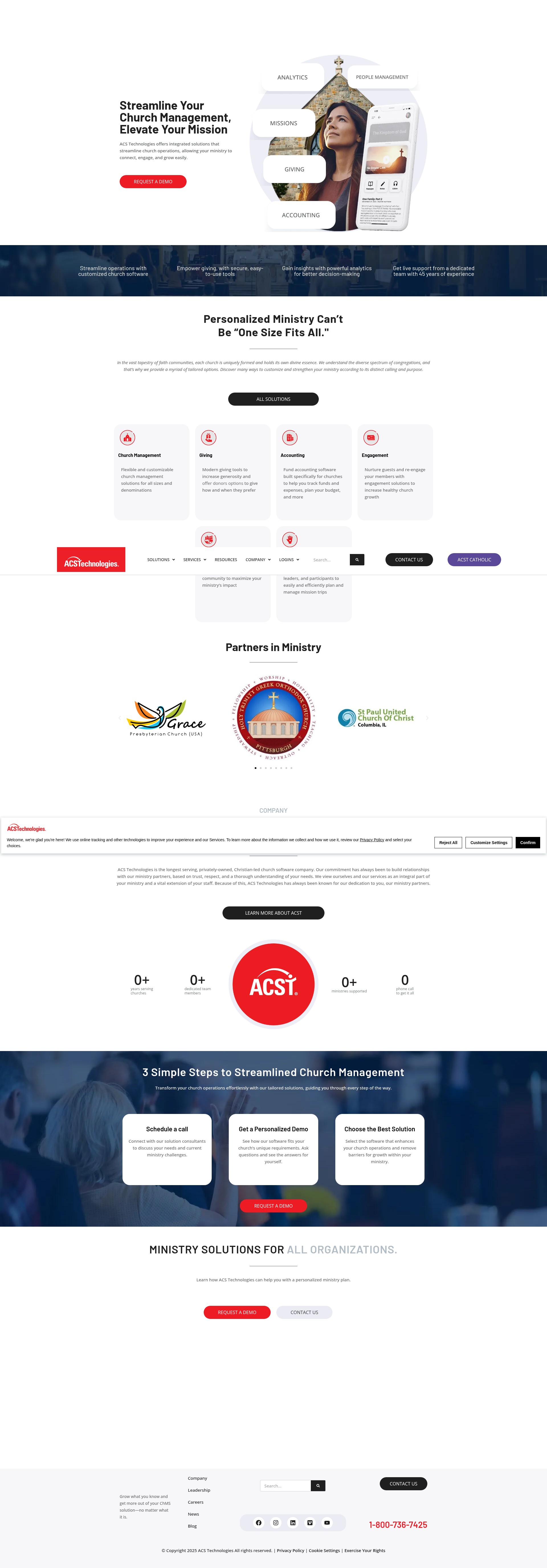 Screenshot of www.acstechnologies.com