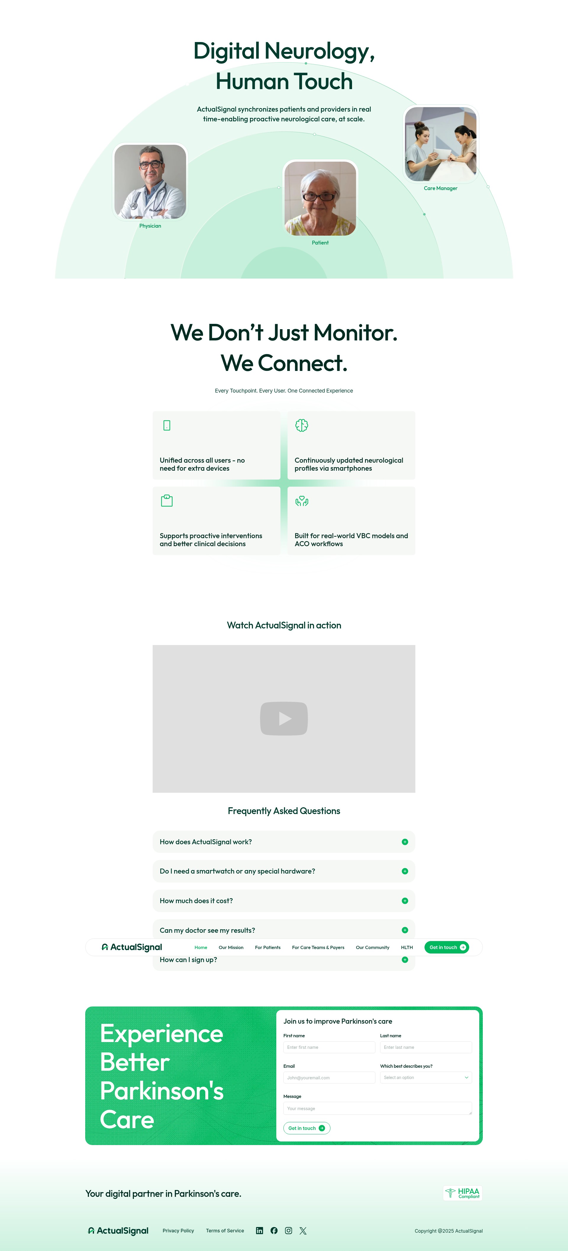 Screenshot of www.actualsignal.com