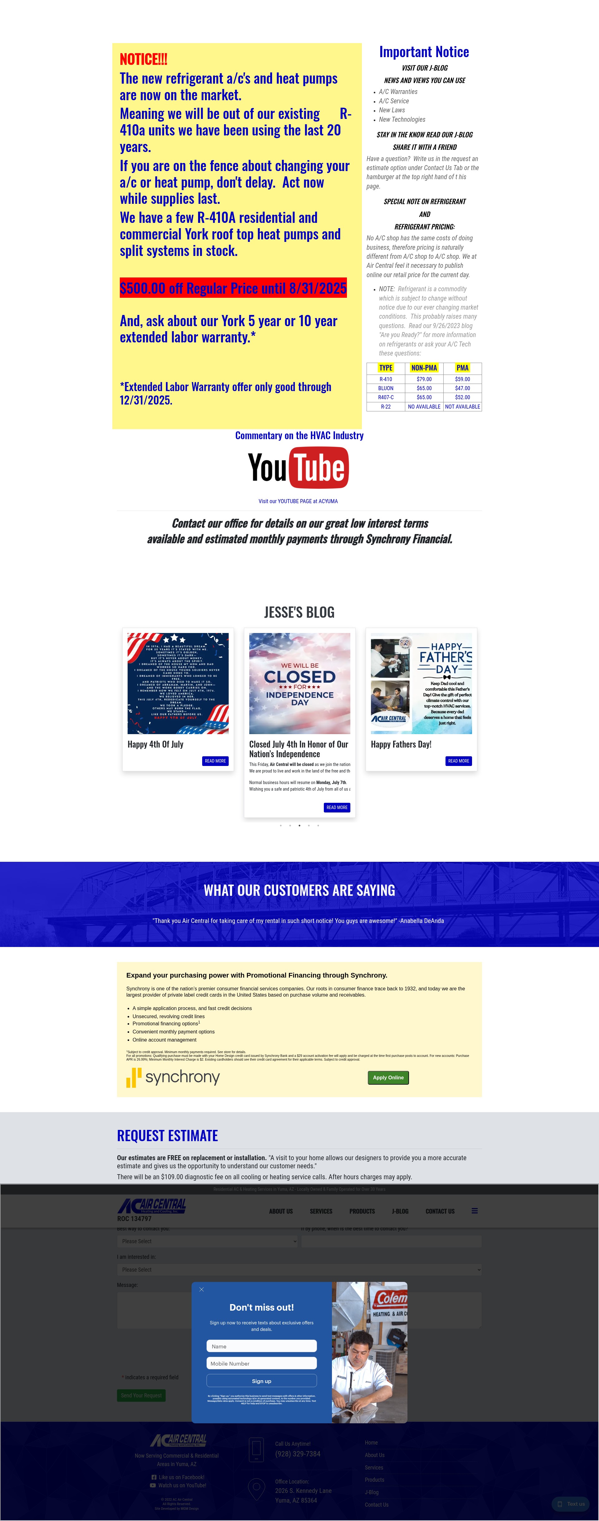 Screenshot of www.acyuma.com