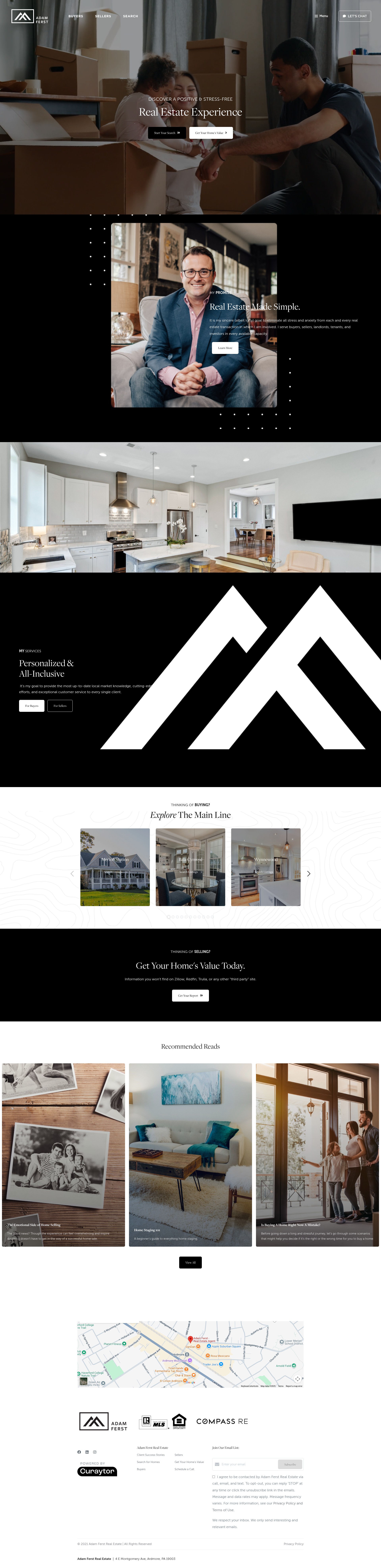 Screenshot of www.adamferst.com