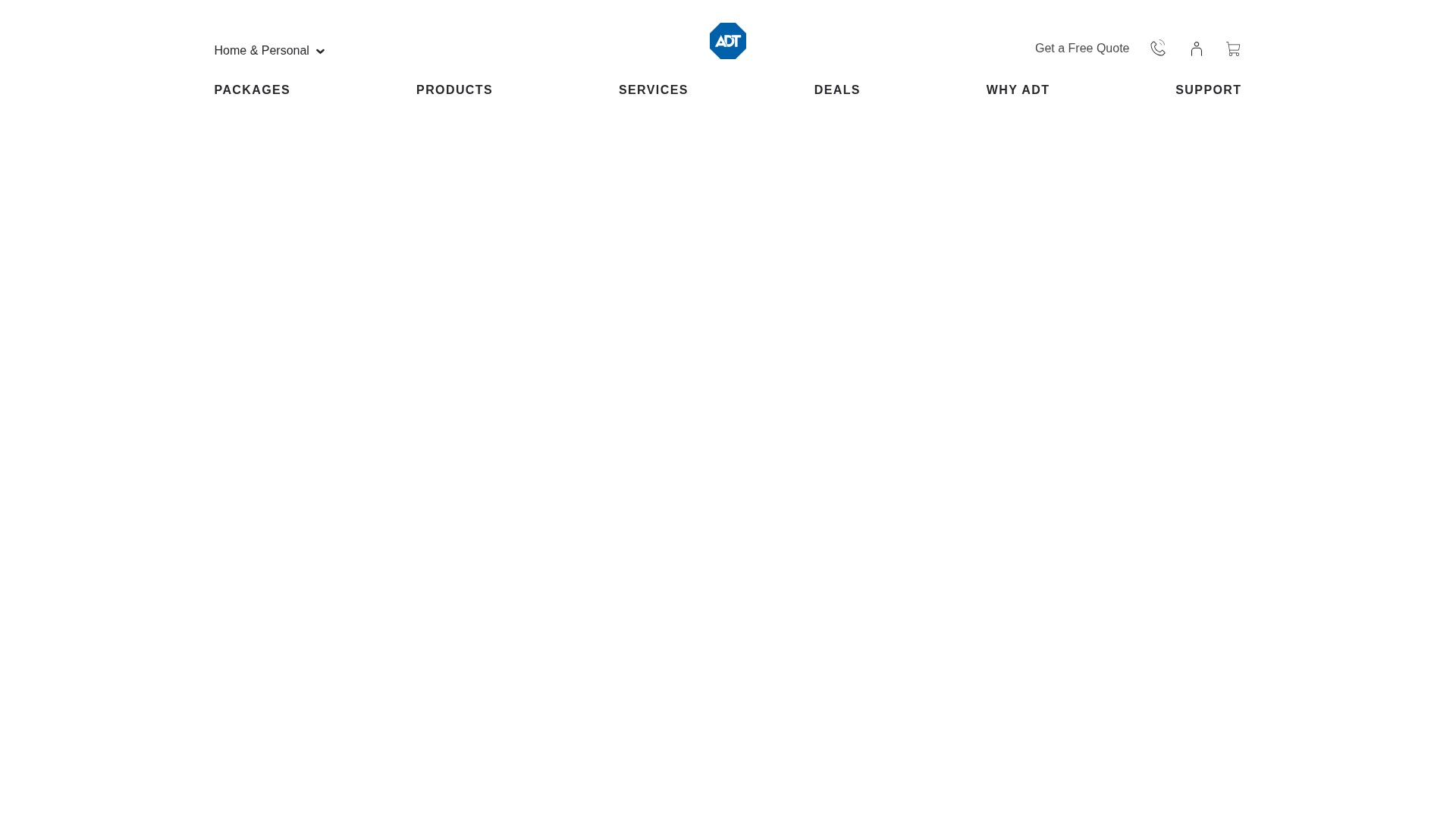 Screenshot of www.adt.com