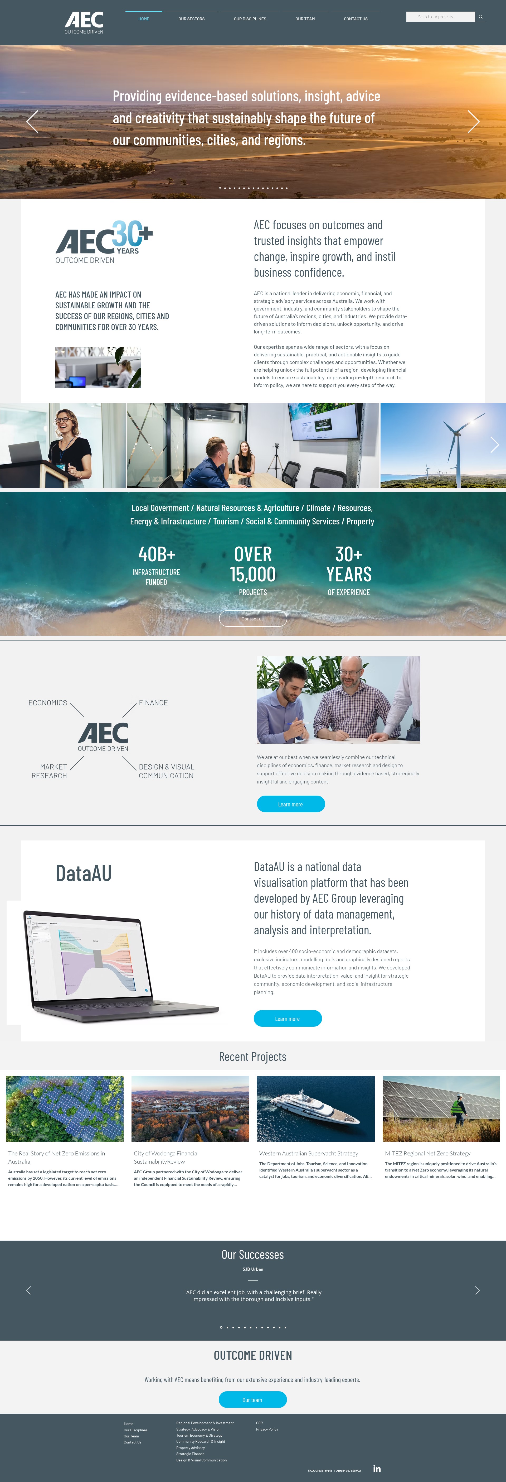 Screenshot of www.aecgroupltd.com