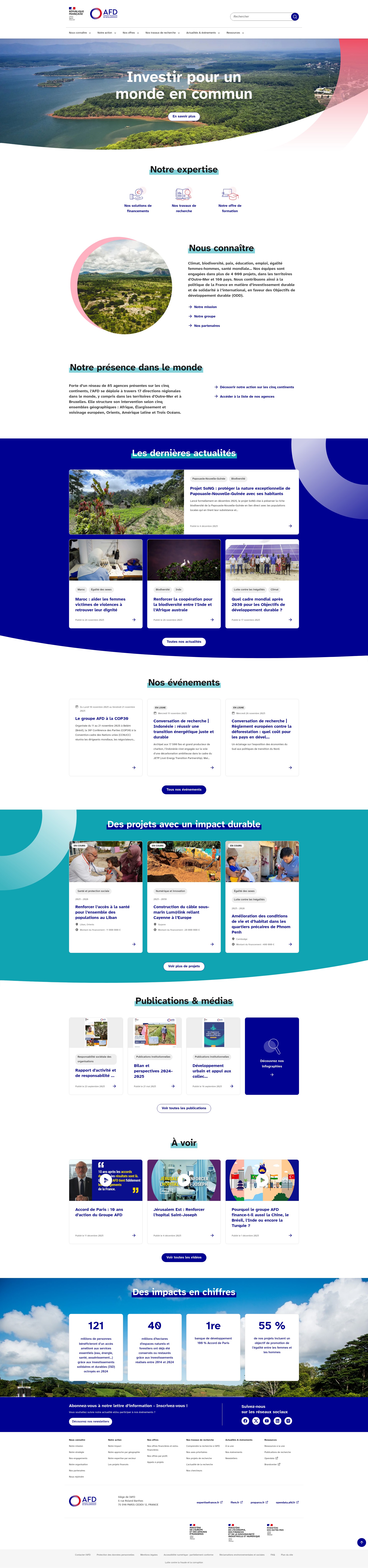 Screenshot of www.afd.fr