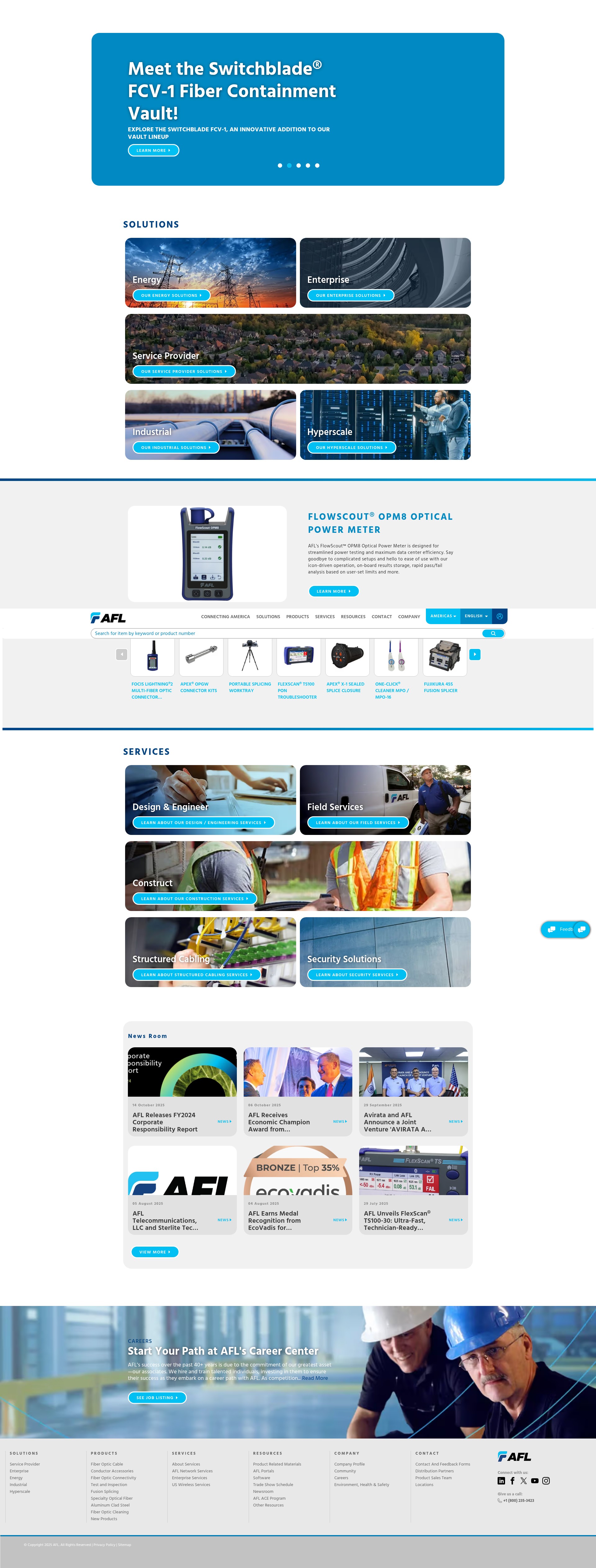 Screenshot of www.aflglobal.com