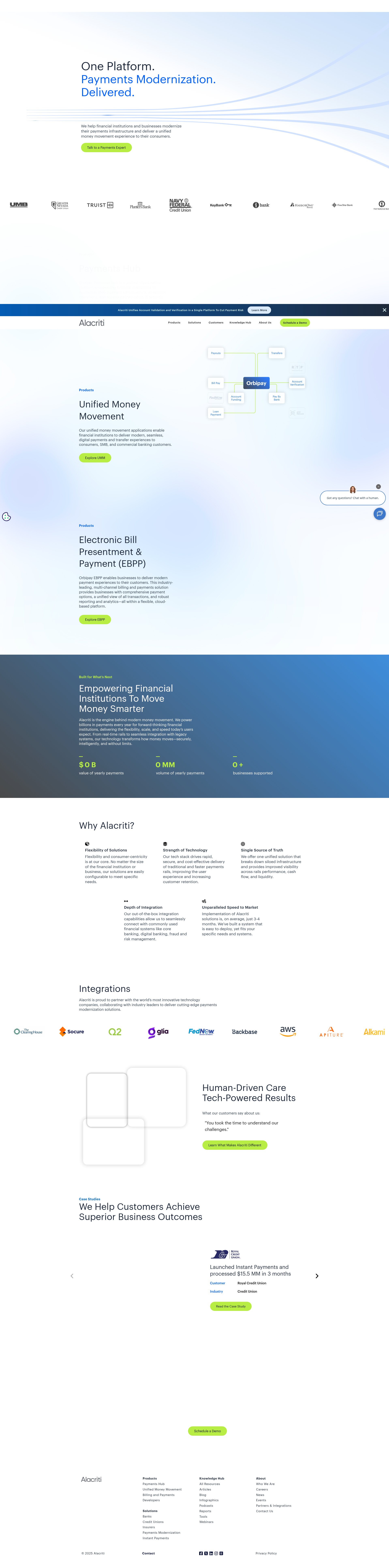 Screenshot of www.alacriti.com