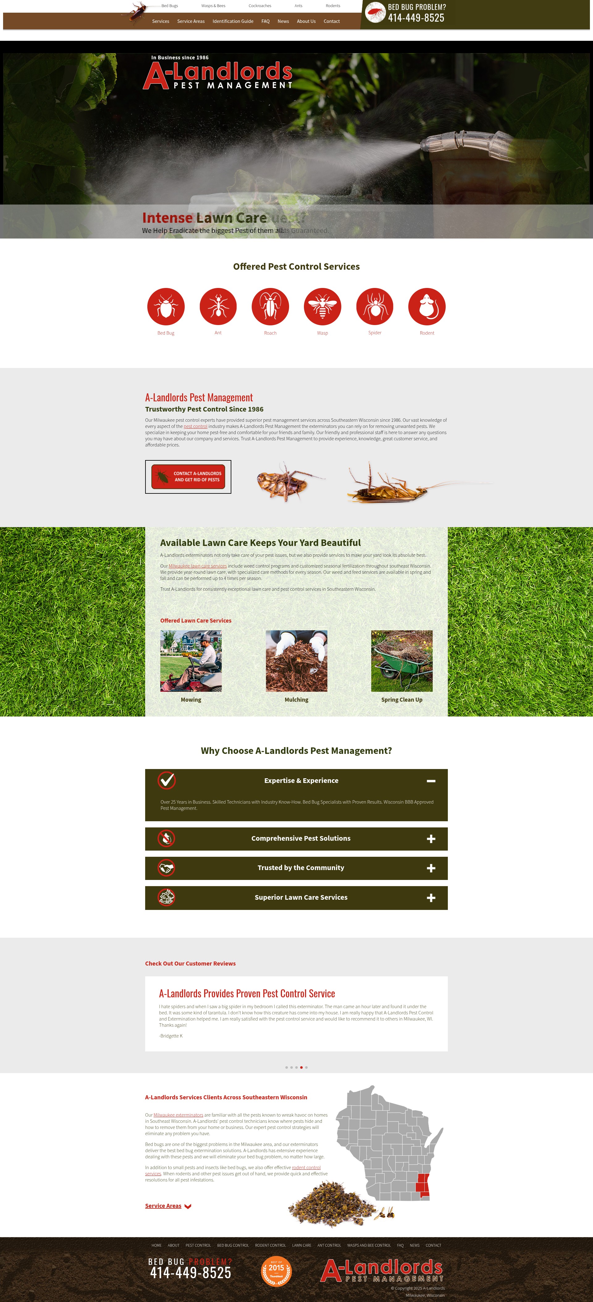 Screenshot of www.alandlords.com
