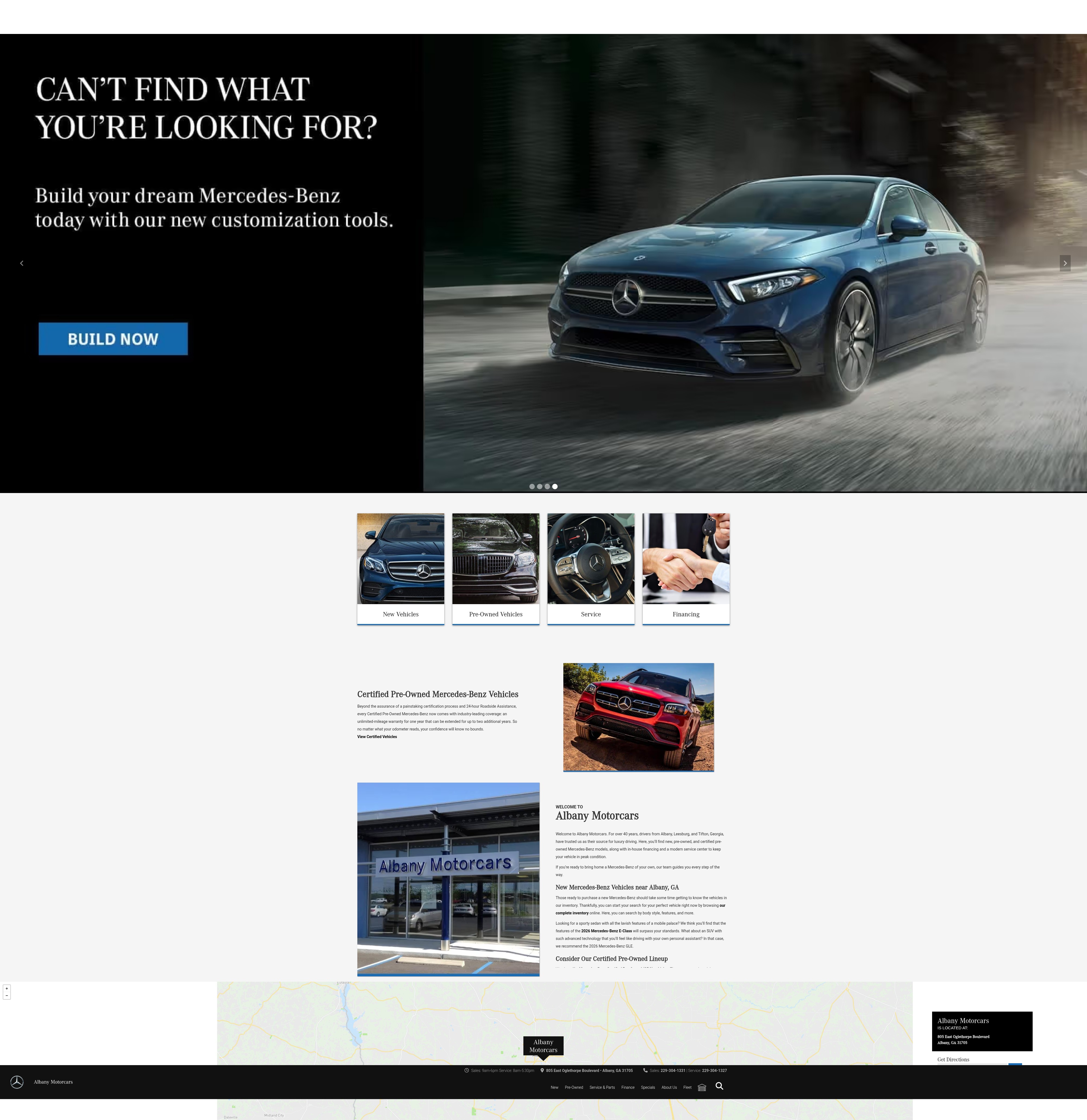 Screenshot of www.albanymotorcarsonline.com