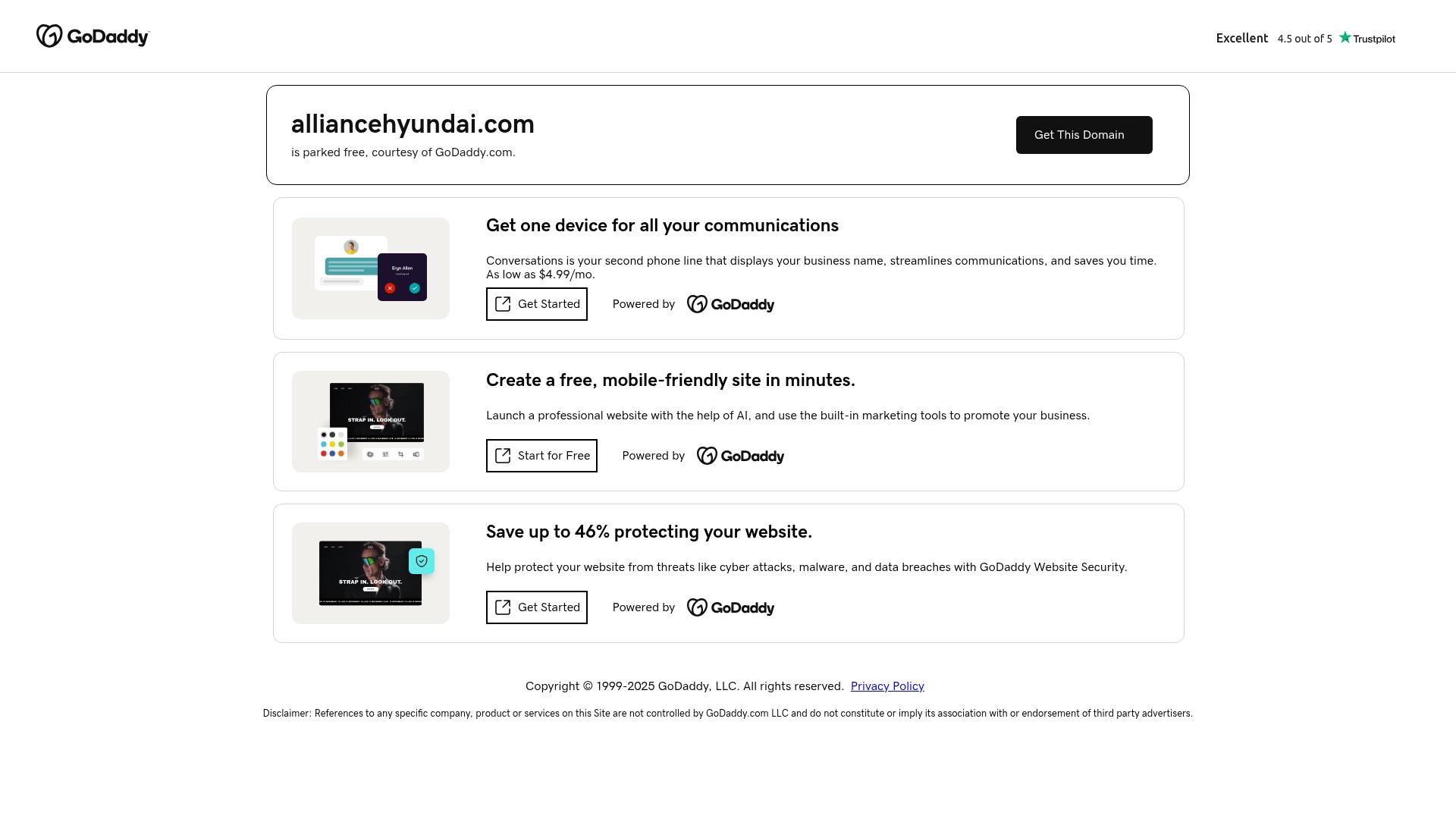 Screenshot of www.alliancehyundai.com