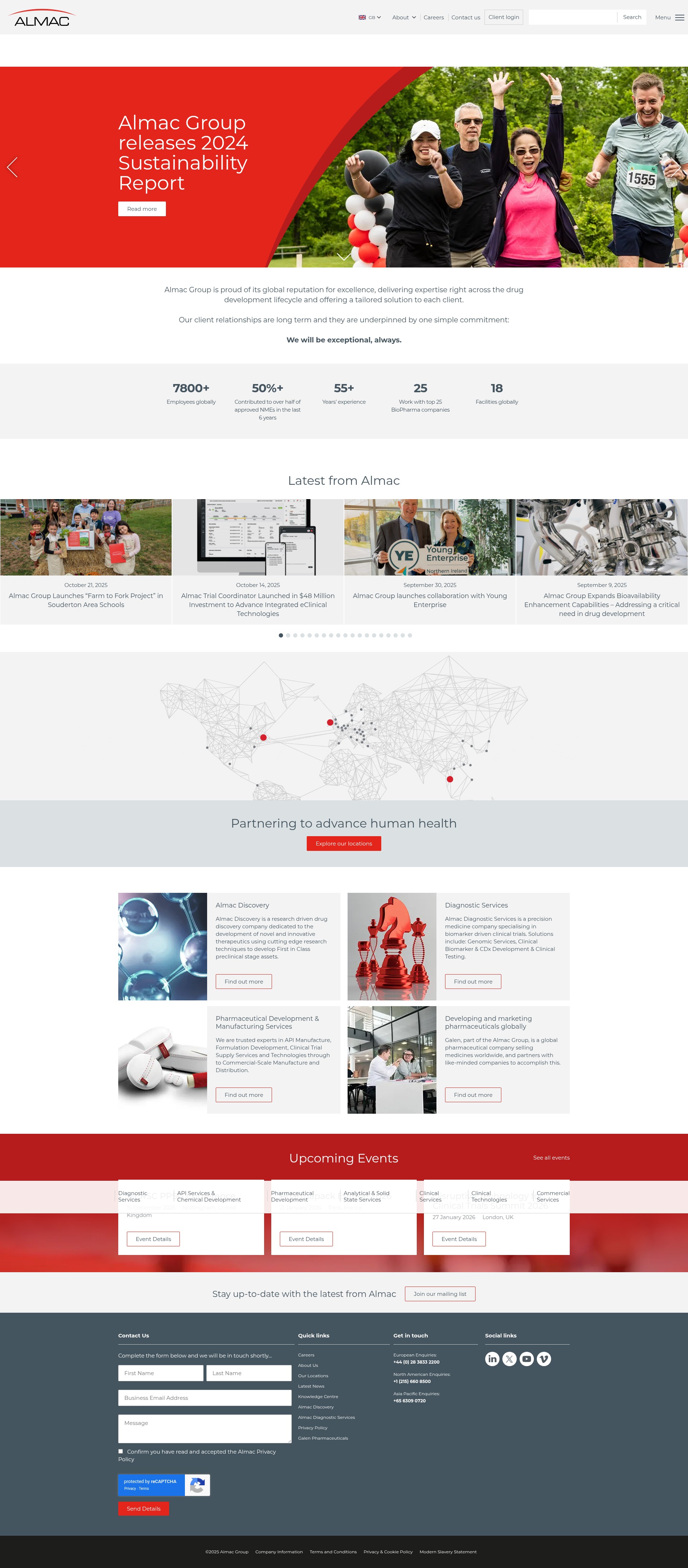 Screenshot of www.almacgroup.com