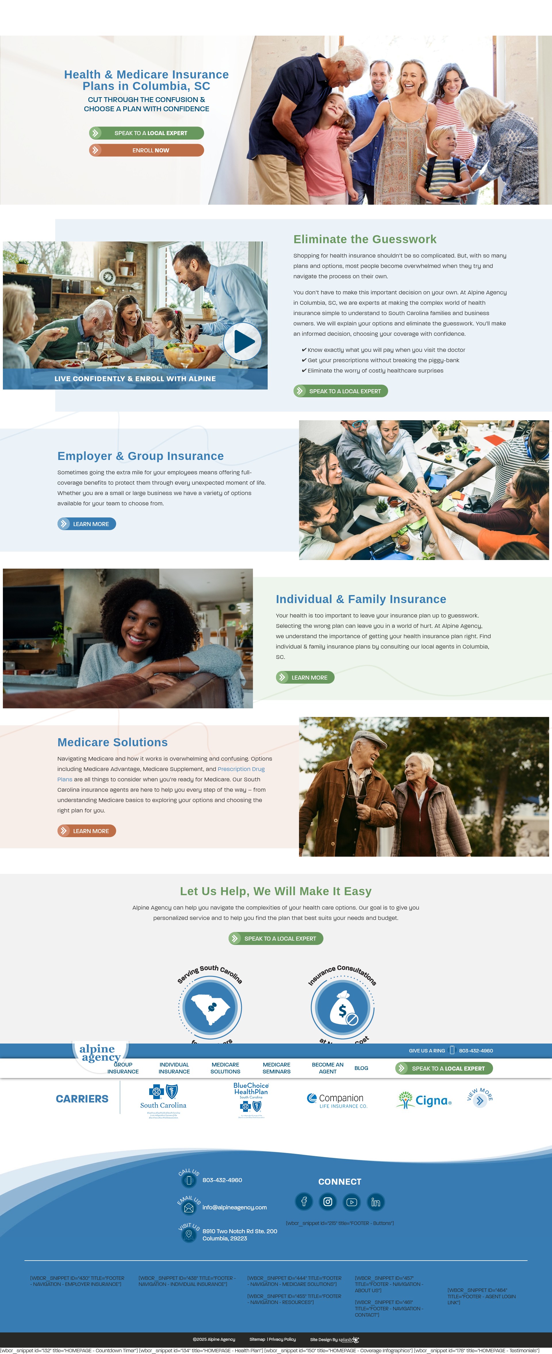 Screenshot of www.alpineagency.com