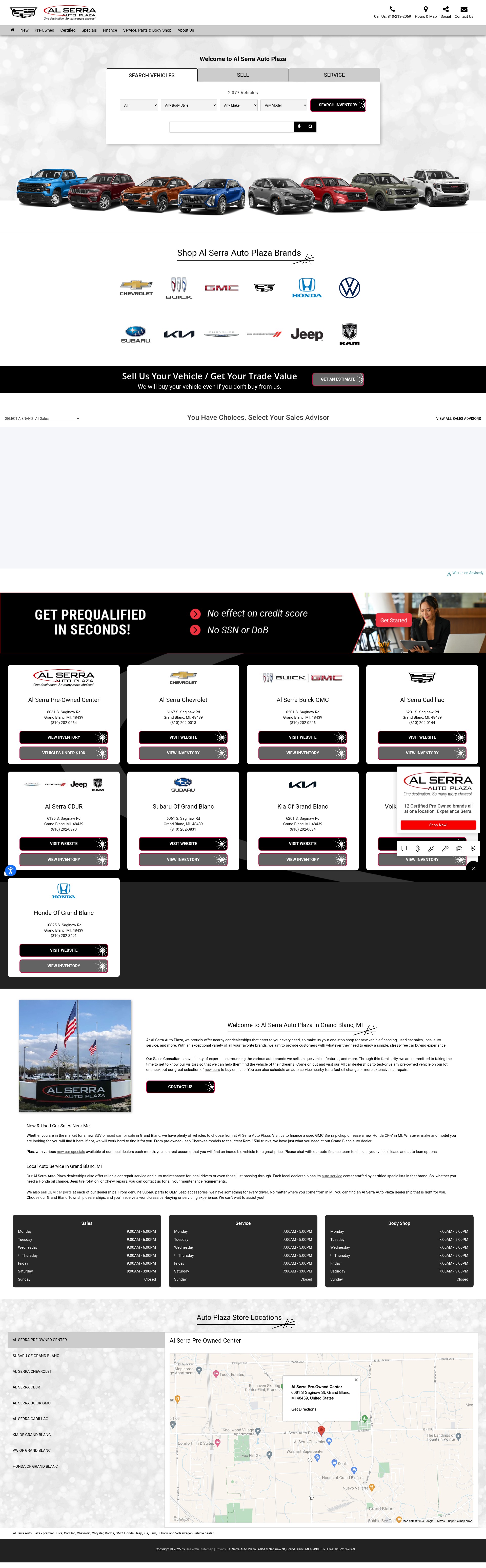 Screenshot of www.alserra.com