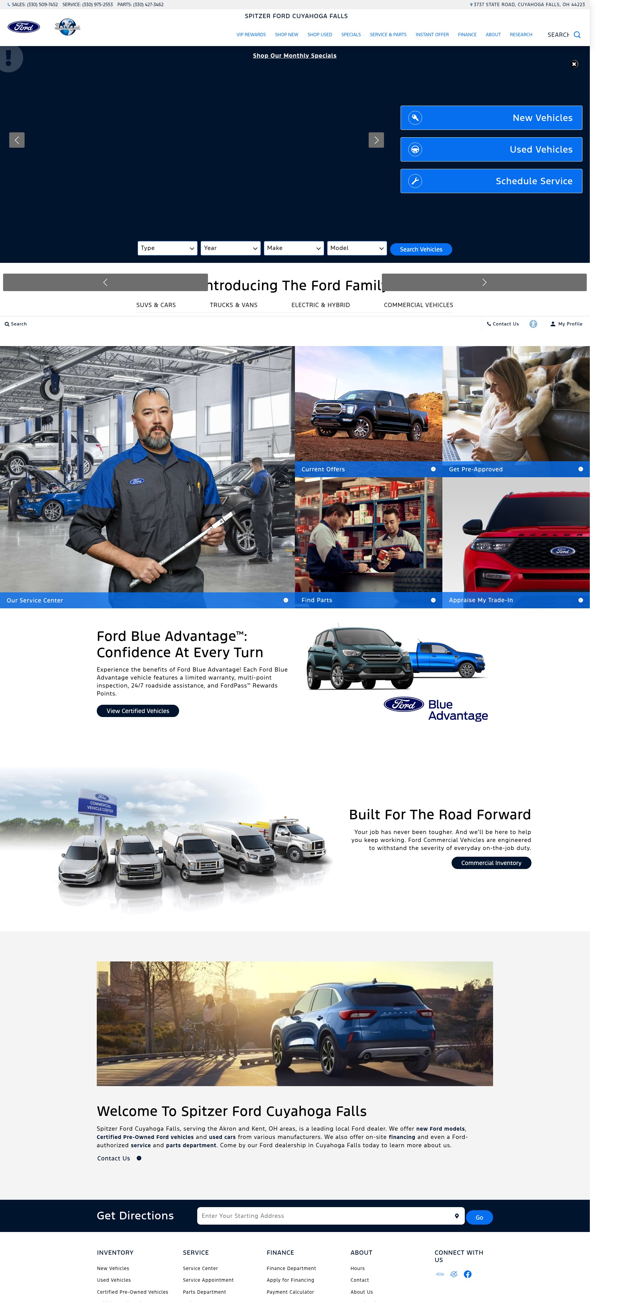 Screenshot of www.alspitzerford.com