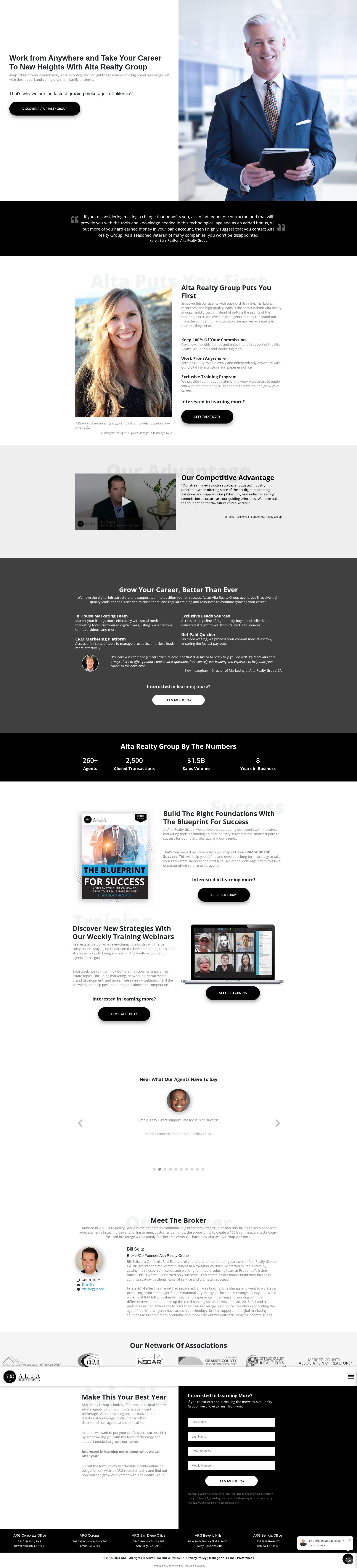 Screenshot of www.altarealtycareers.com
