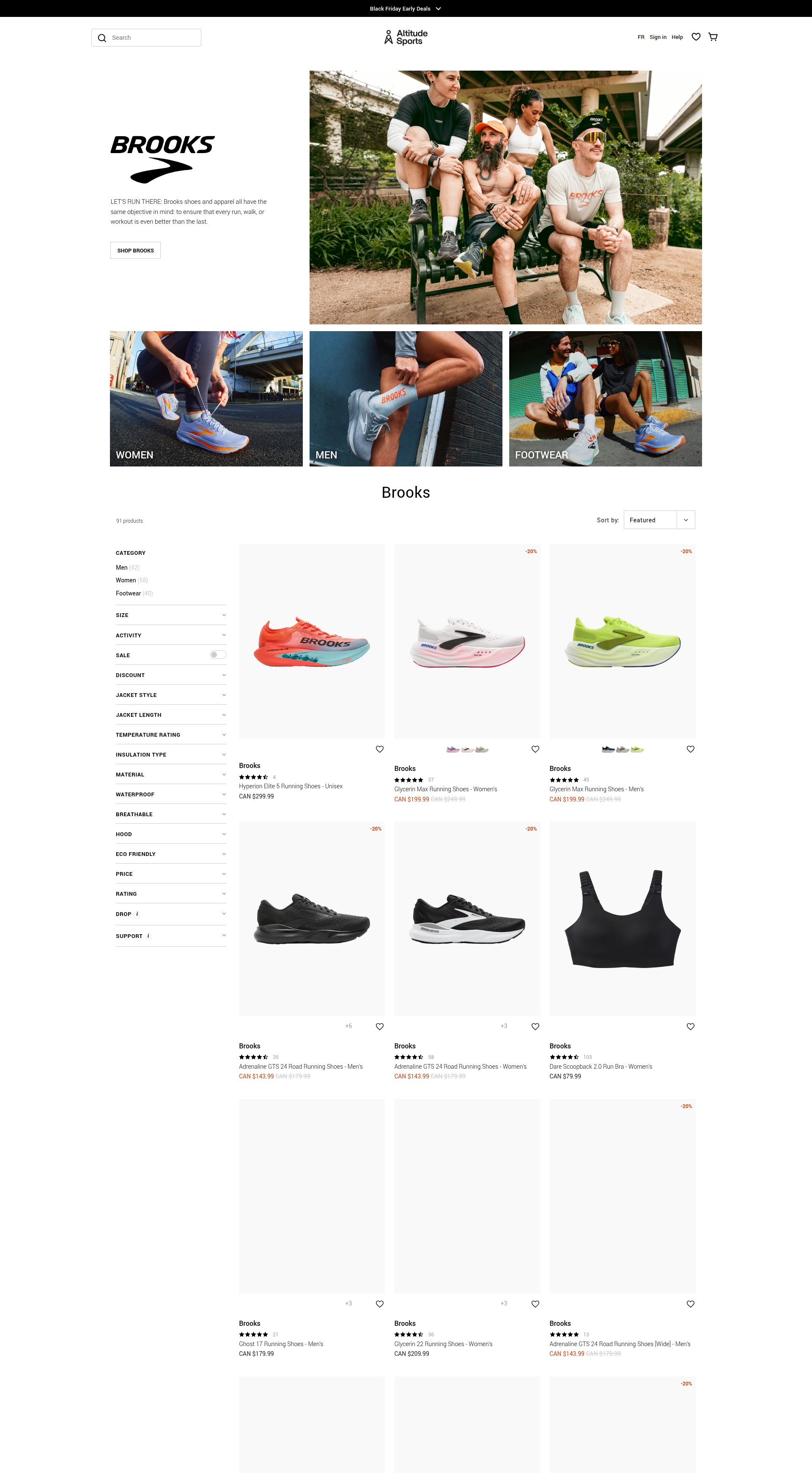 Screenshot of www.altitude-sports.com