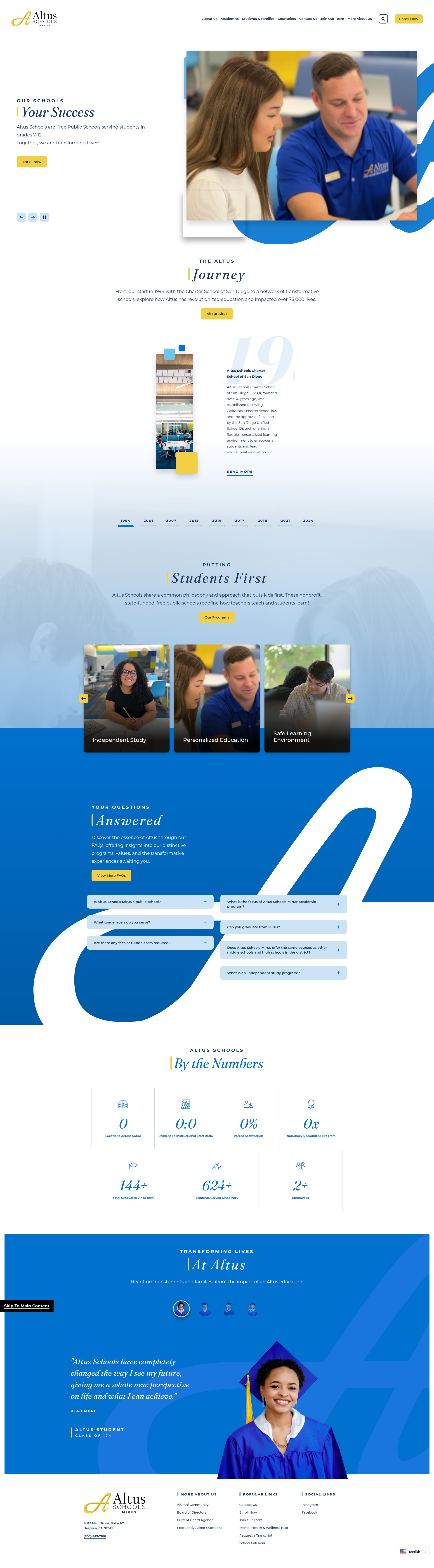 Screenshot of www.altusmirus.com