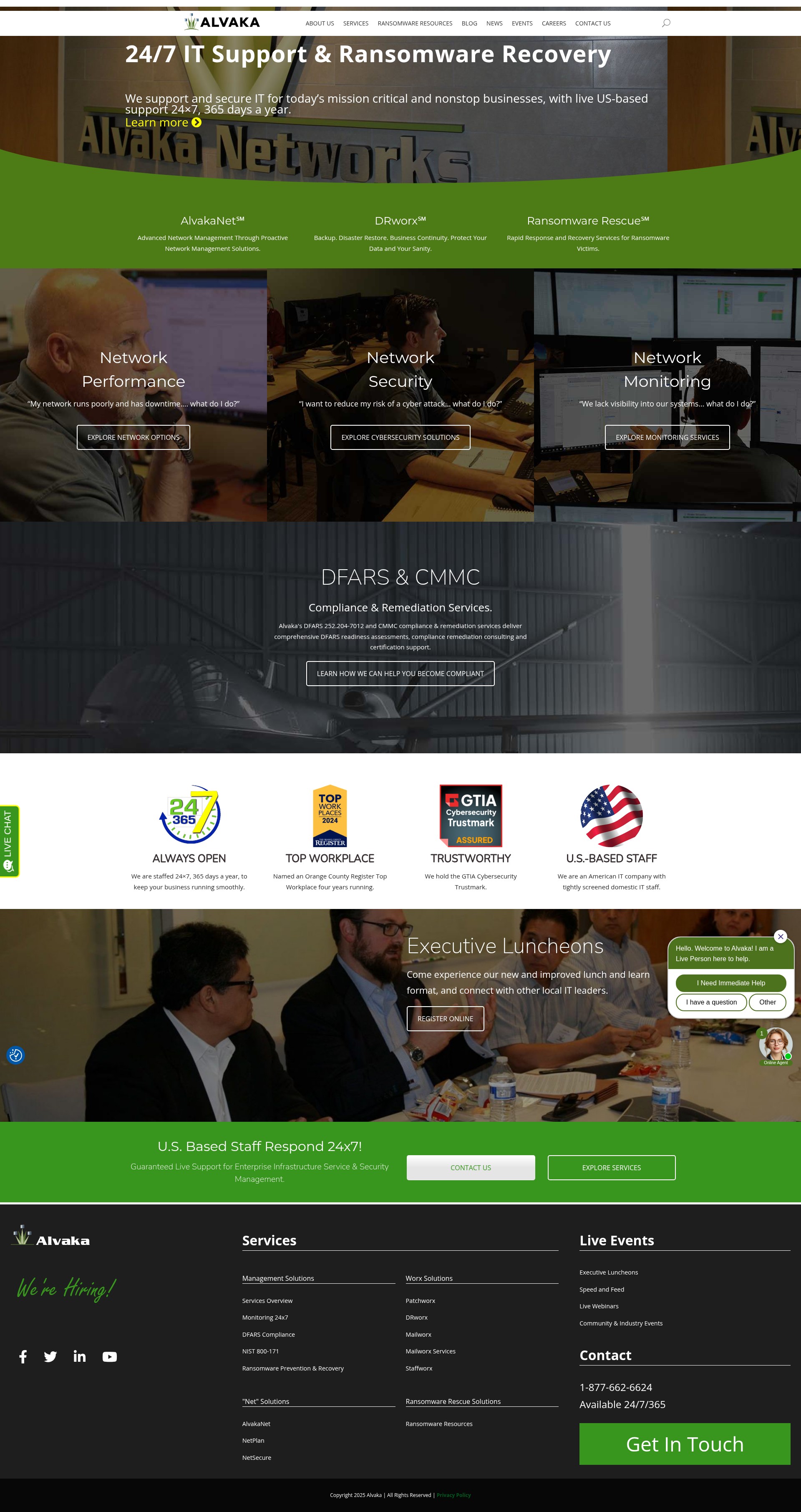 Screenshot of www.alvaka.net