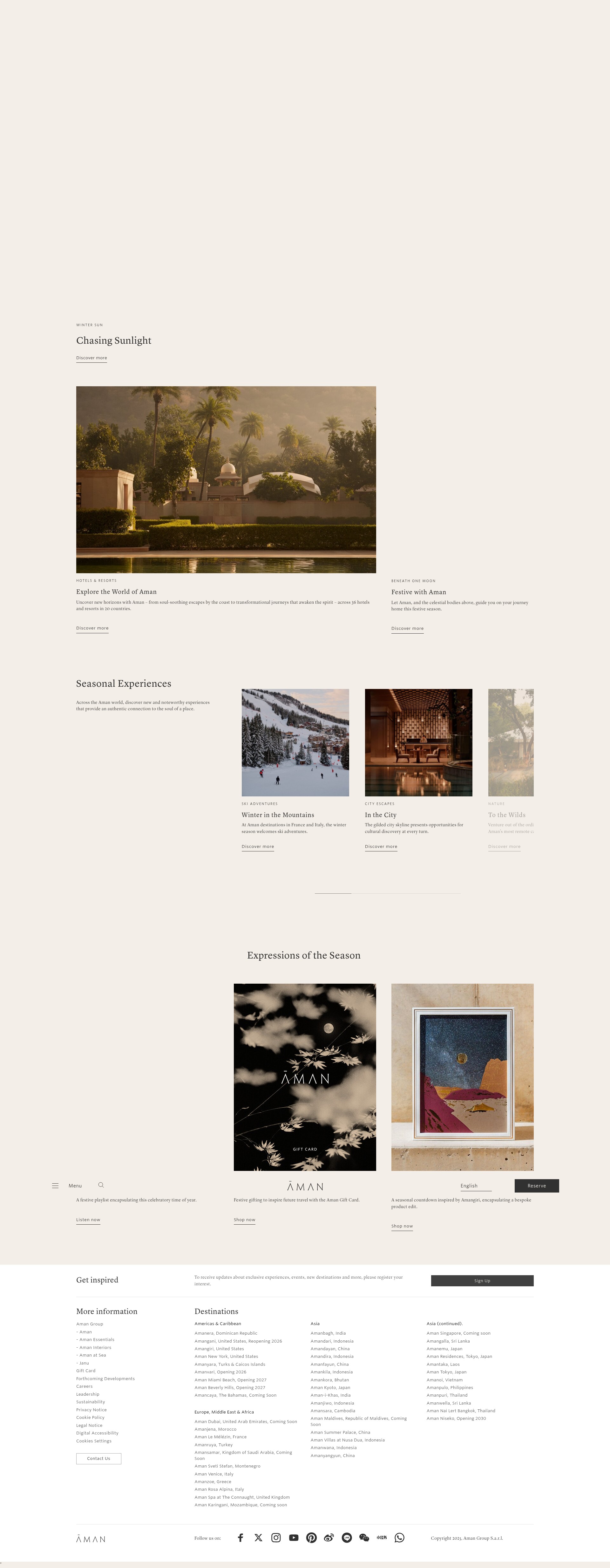Screenshot of www.aman.com