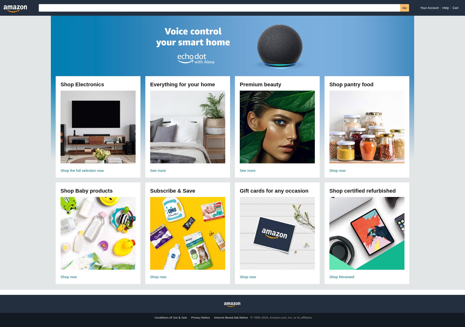 Screenshot of www.amazon.com.au