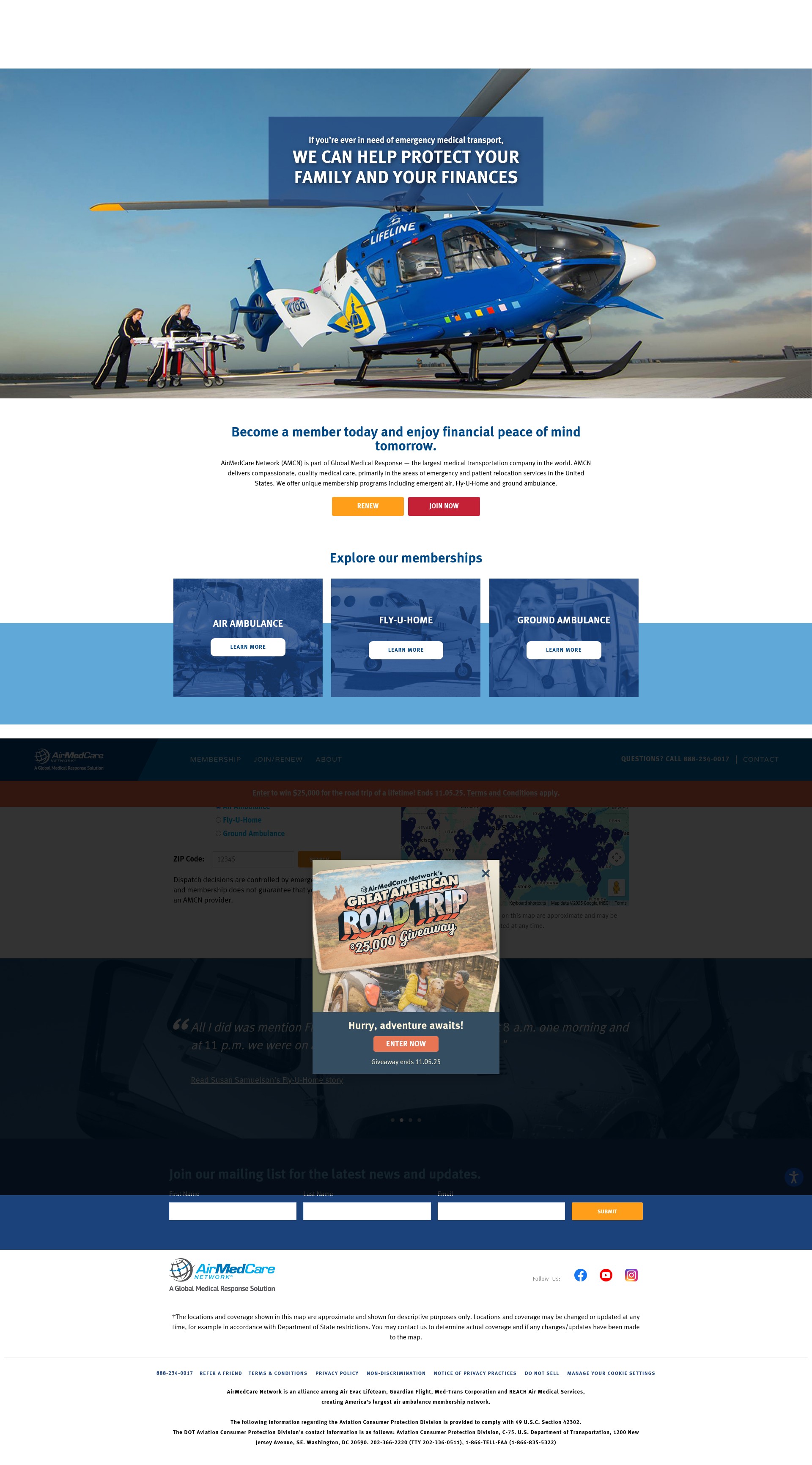 Screenshot of www.amcnrep.com