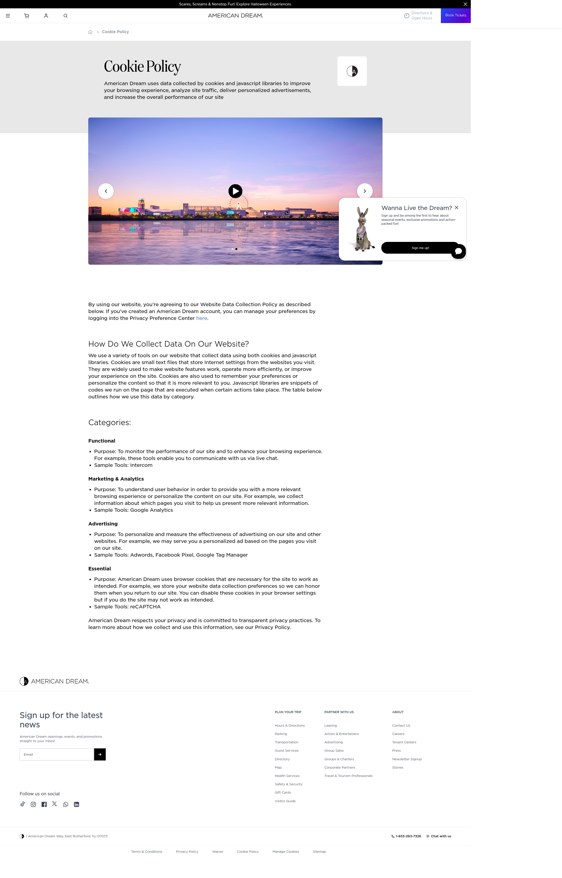 Screenshot of www.americandream.com
