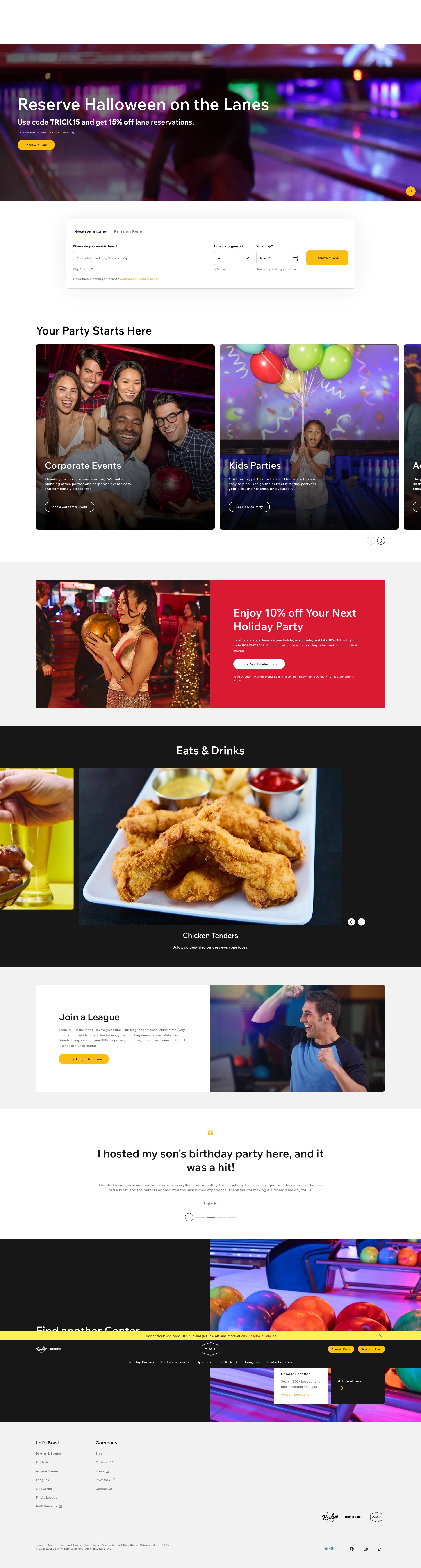 Screenshot of www.amf.com