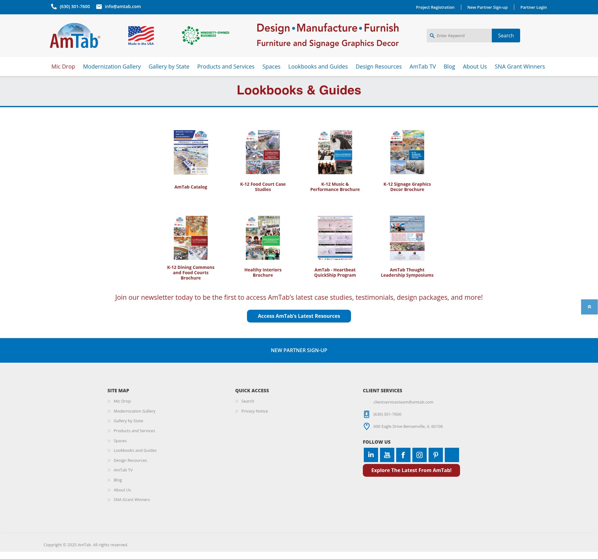 Screenshot of www.amtab.com