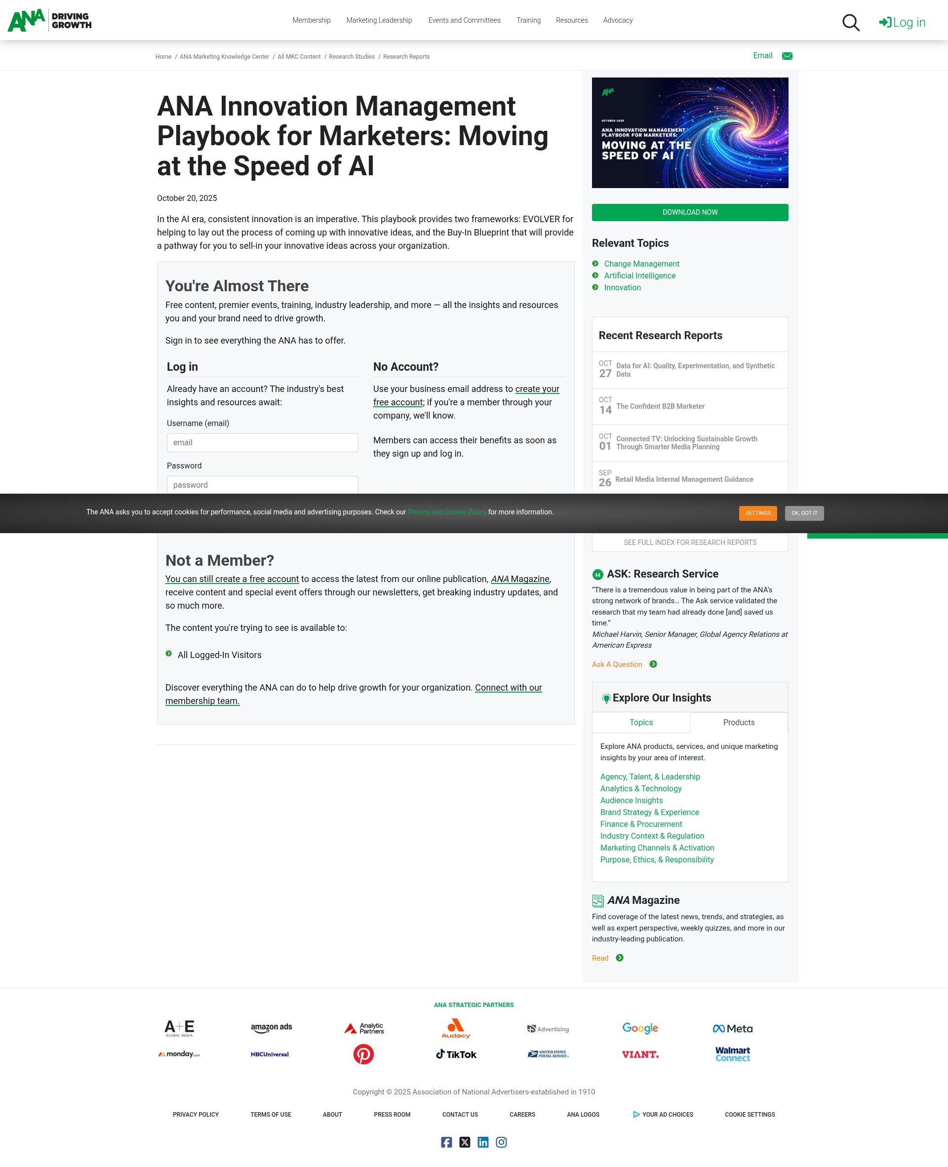Screenshot of www.ana.net