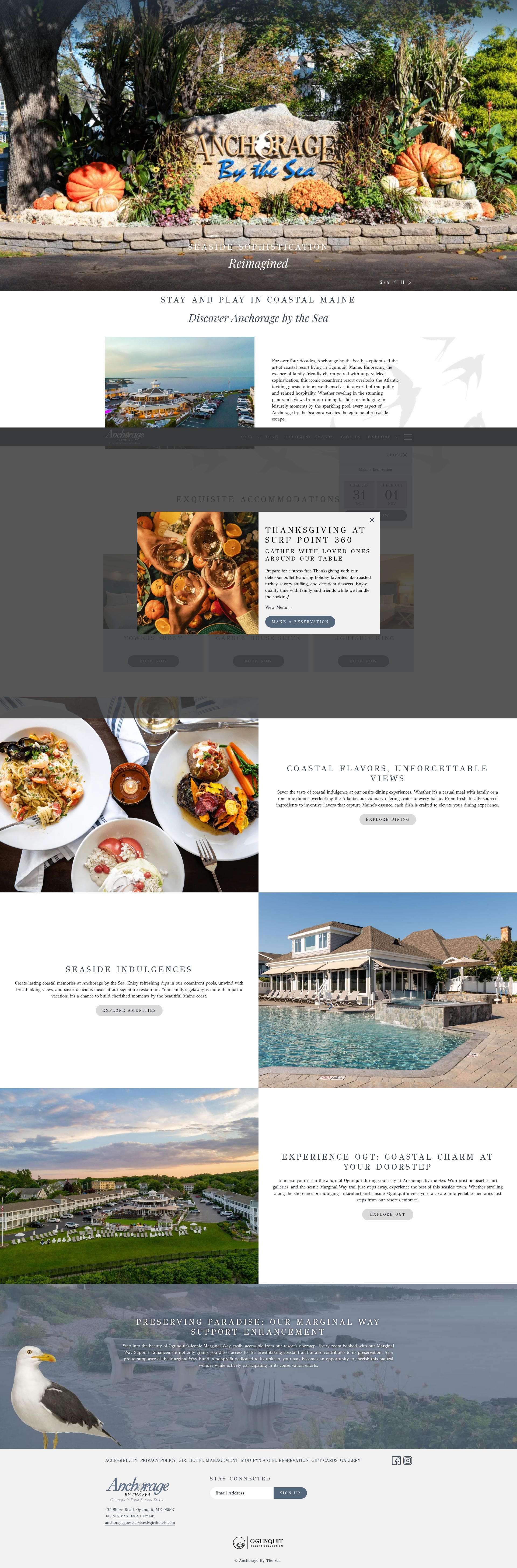 Screenshot of www.anchoragebythesea.com
