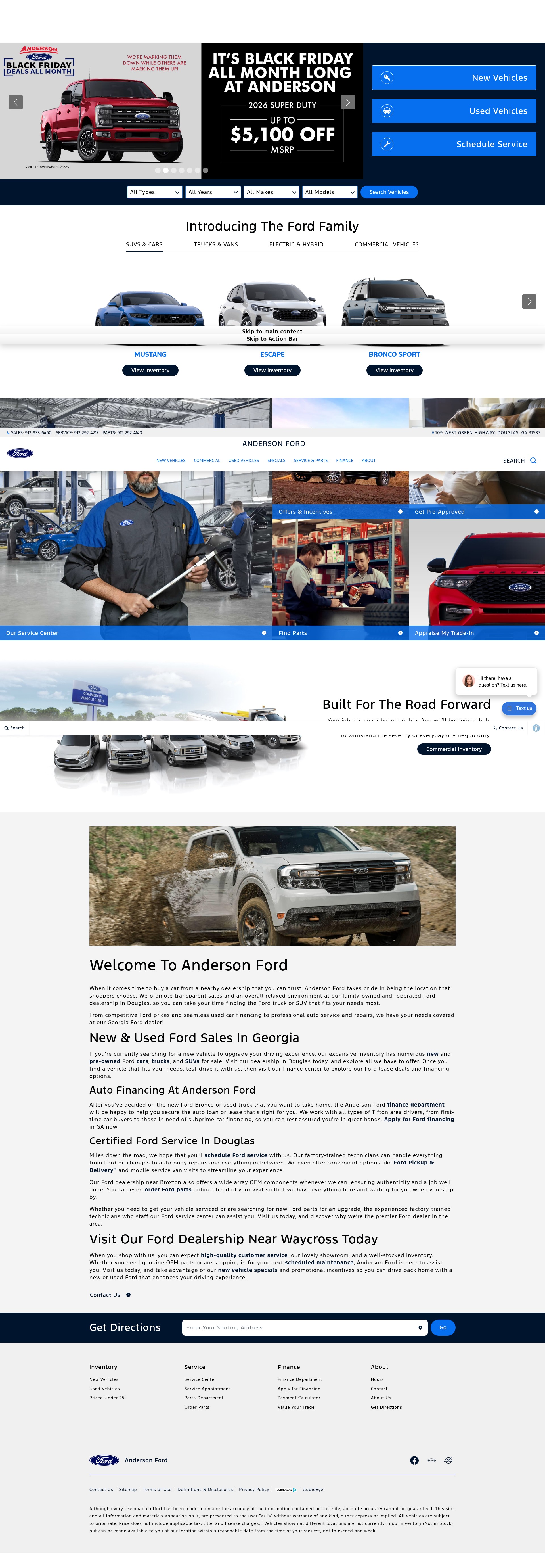 Screenshot of www.andersonforddouglas.com